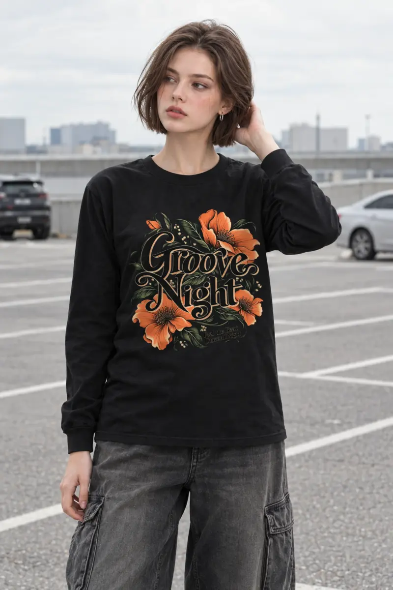 "Groove Night" Unisex Longsleeve T-shirt