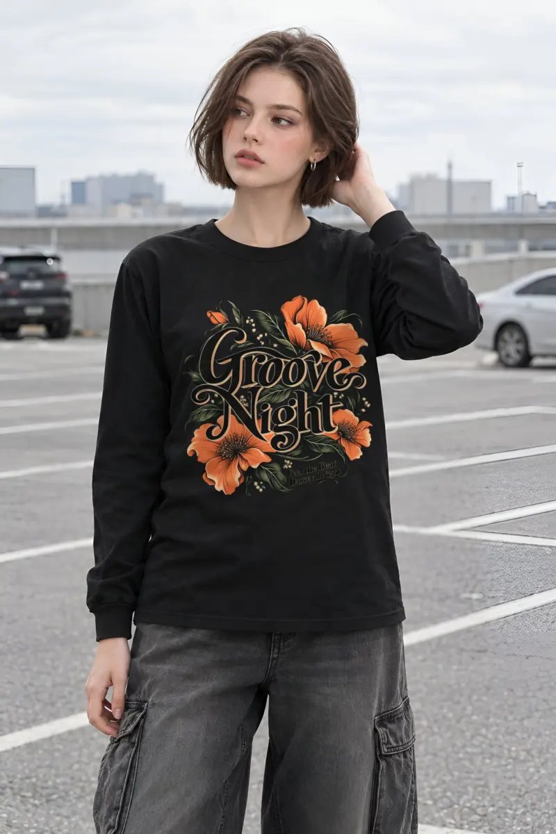 "Groove Night" Unisex Longsleeve T-shirt