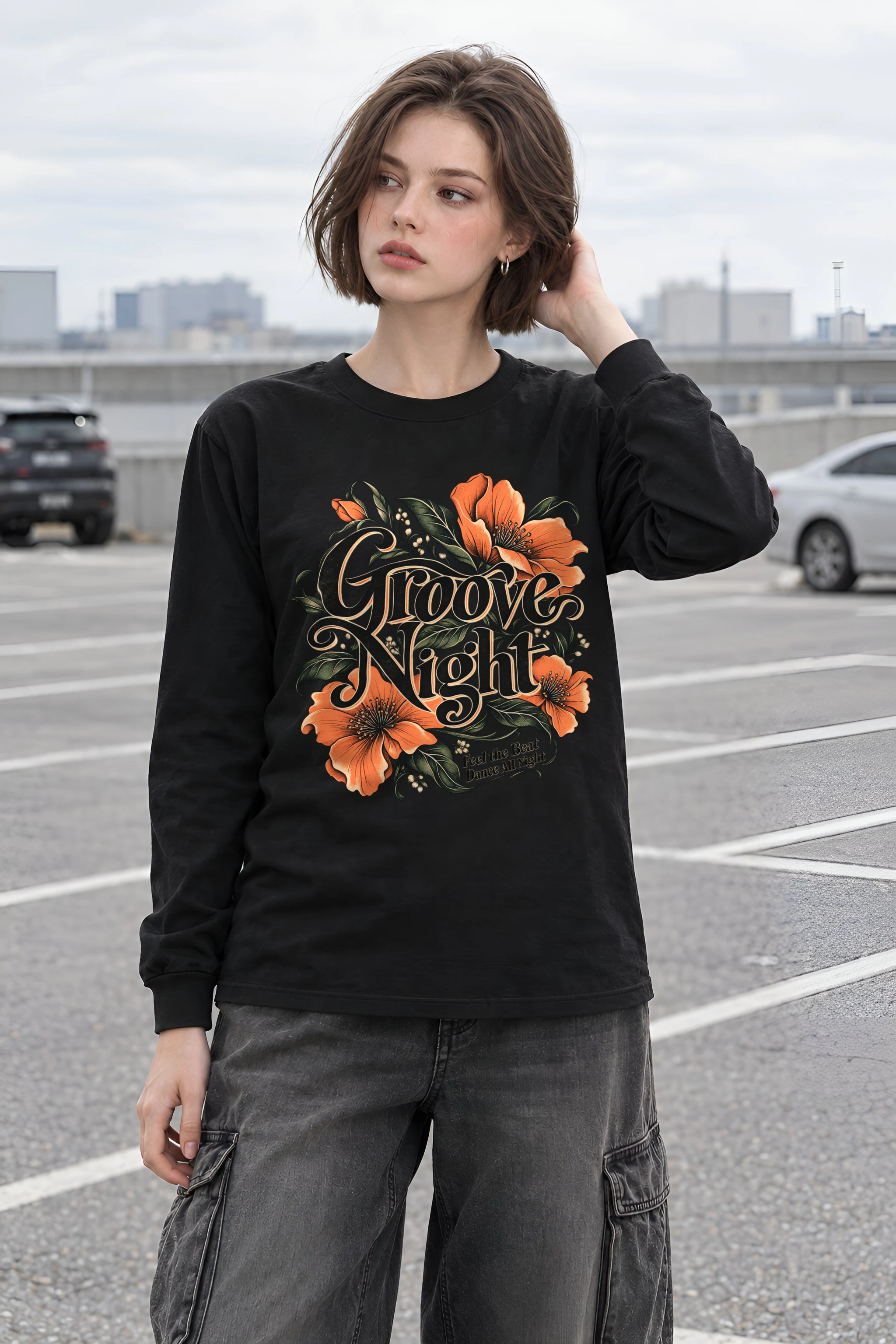 "Groove Night" Unisex Longsleeve T-shirt