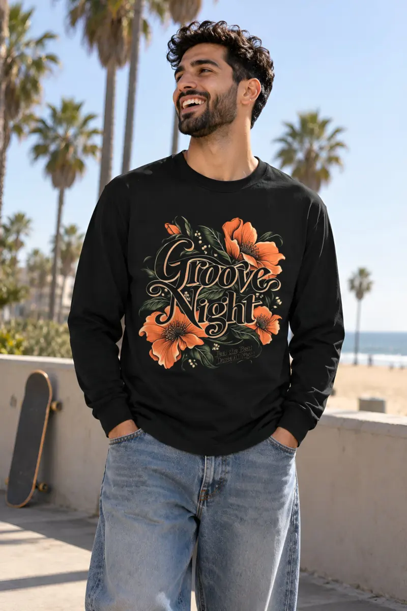 "Groove Night" Unisex Longsleeve T-shirt