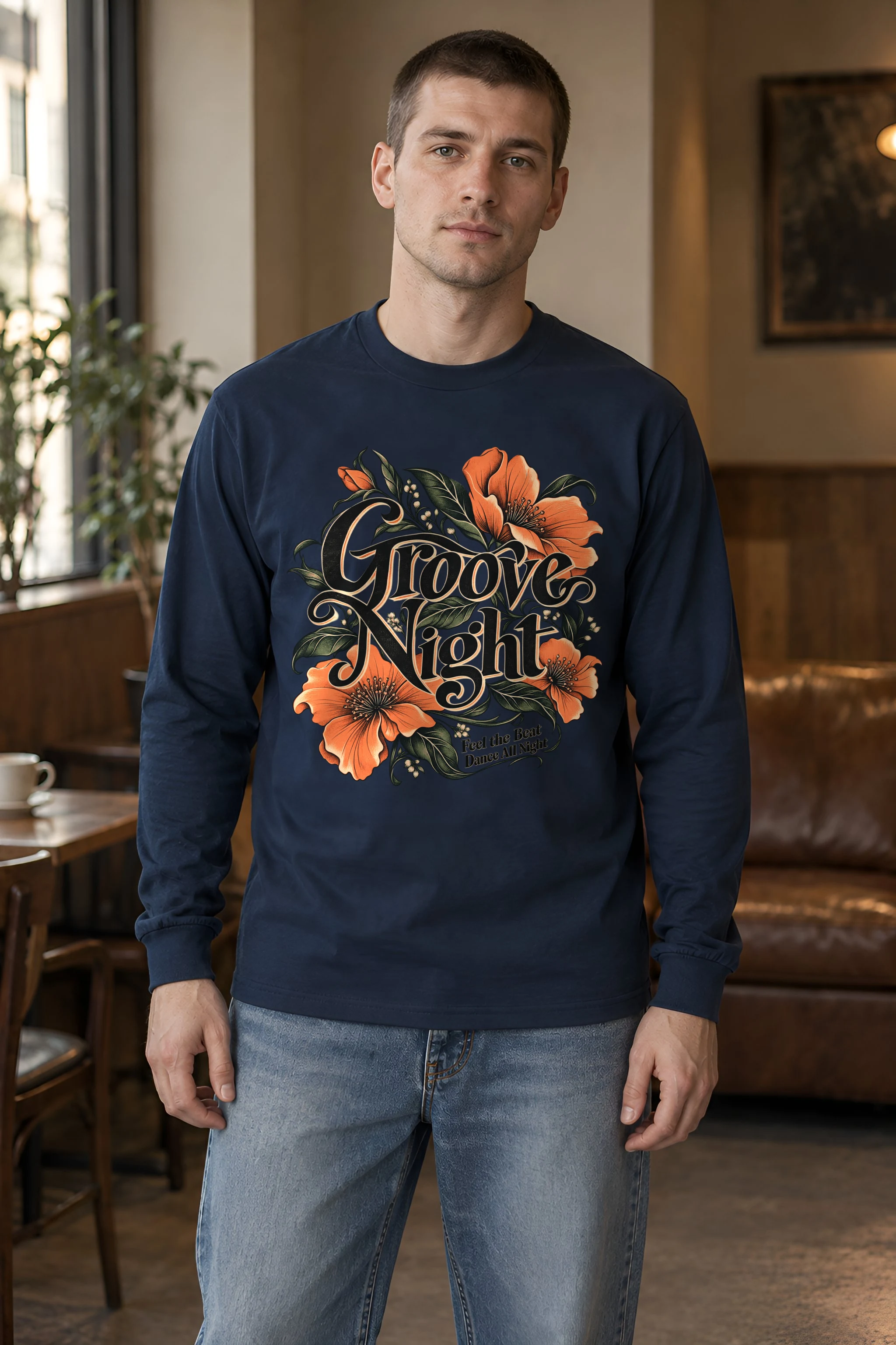 "Groove Night" Unisex Longsleeve T-shirt