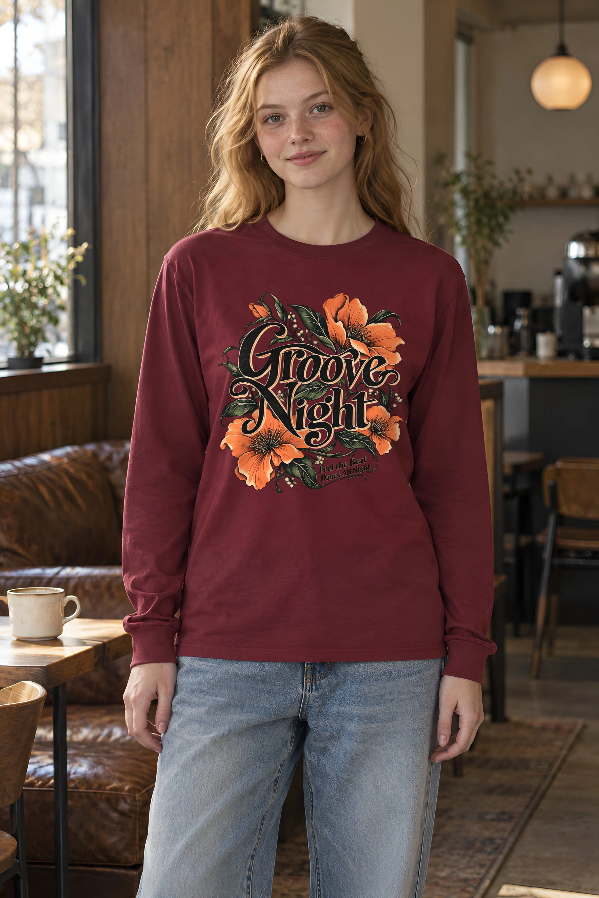 "Groove Night" Unisex Longsleeve T-shirt