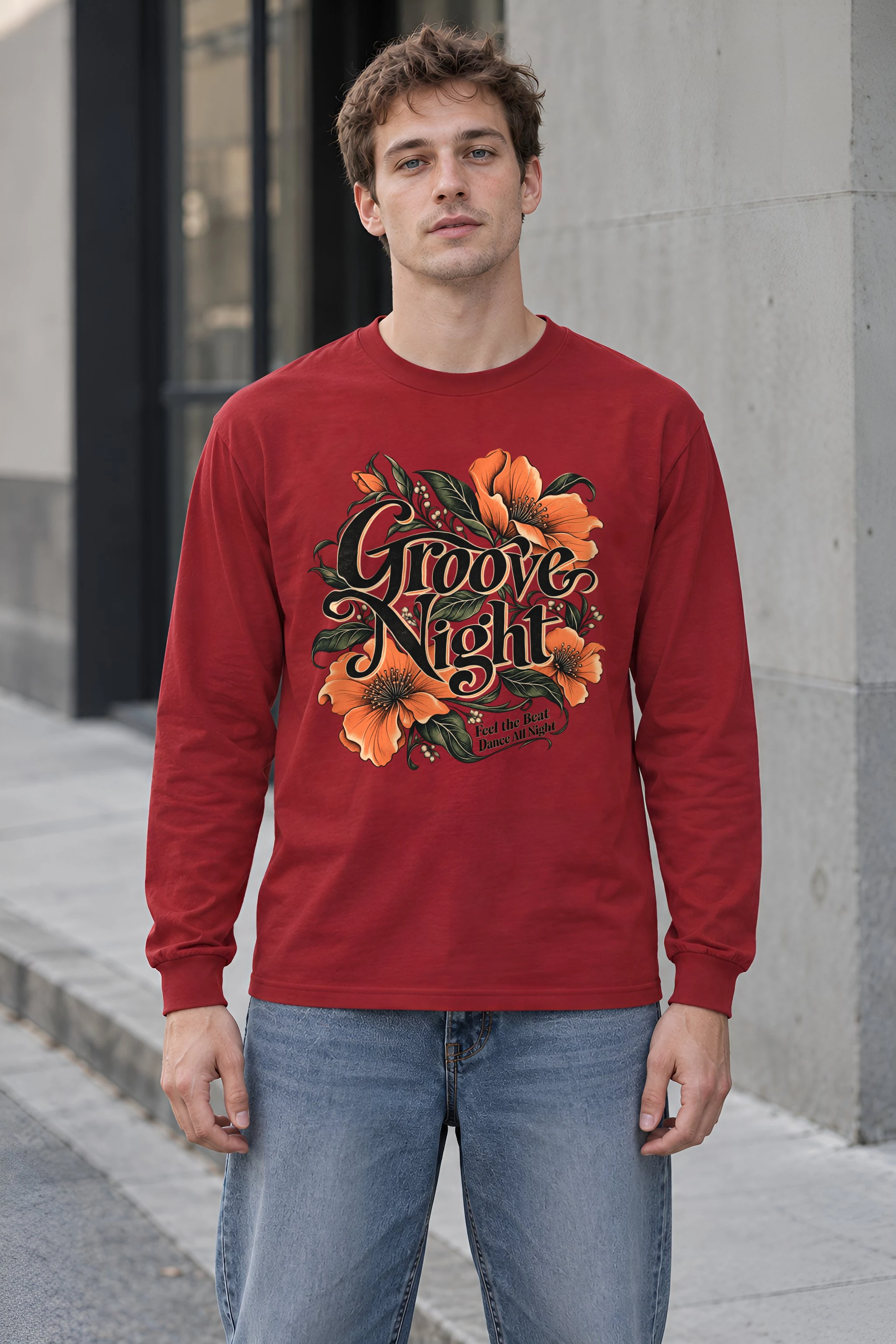"Groove Night" Unisex Longsleeve T-shirt