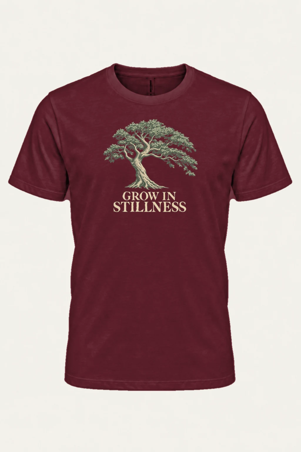 "Grow In Stillness" Heavyweight Unisex Crewneck T-shirt | Gildan 5000