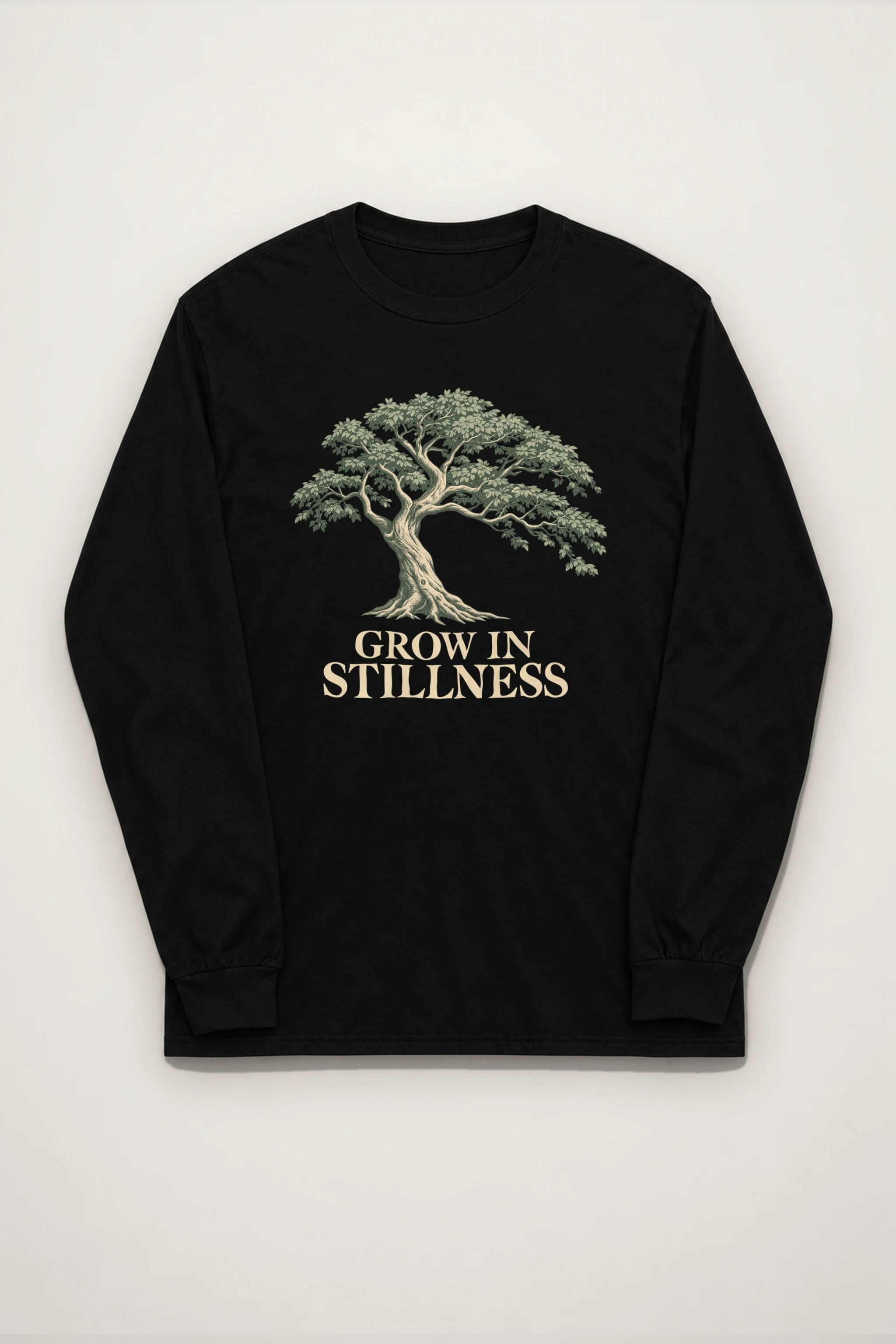 "Grow In Stillness" Unisex Longsleeve T-shirt