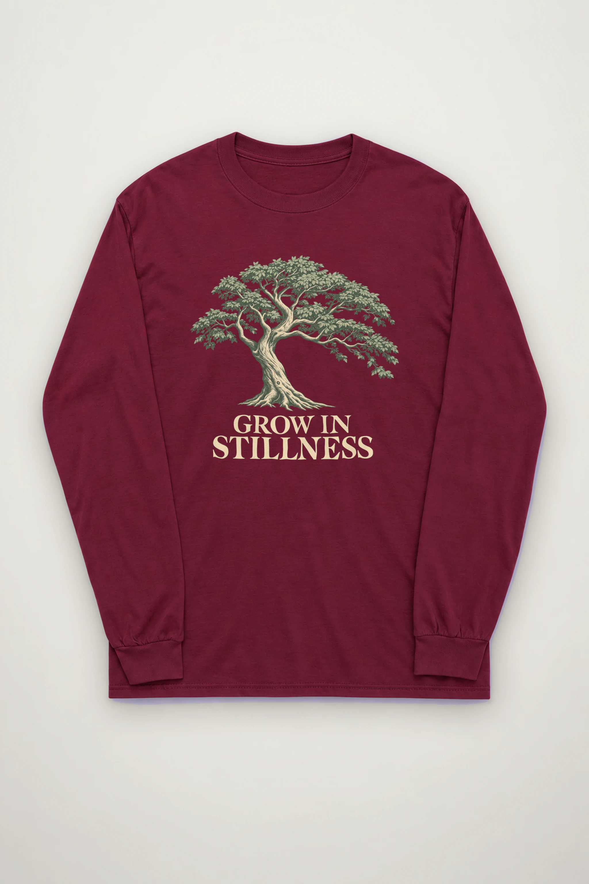 "Grow In Stillness" Unisex Longsleeve T-shirt