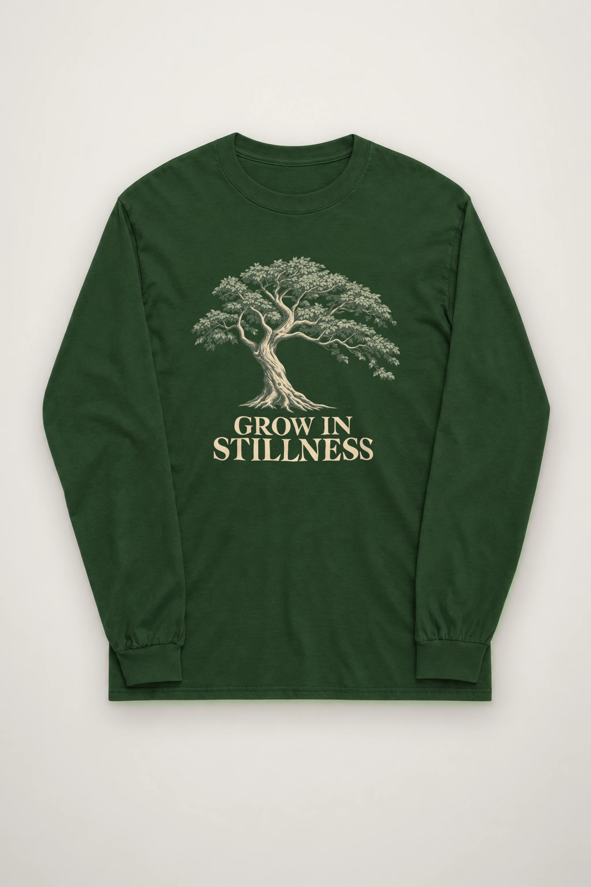 "Grow In Stillness" Unisex Longsleeve T-shirt