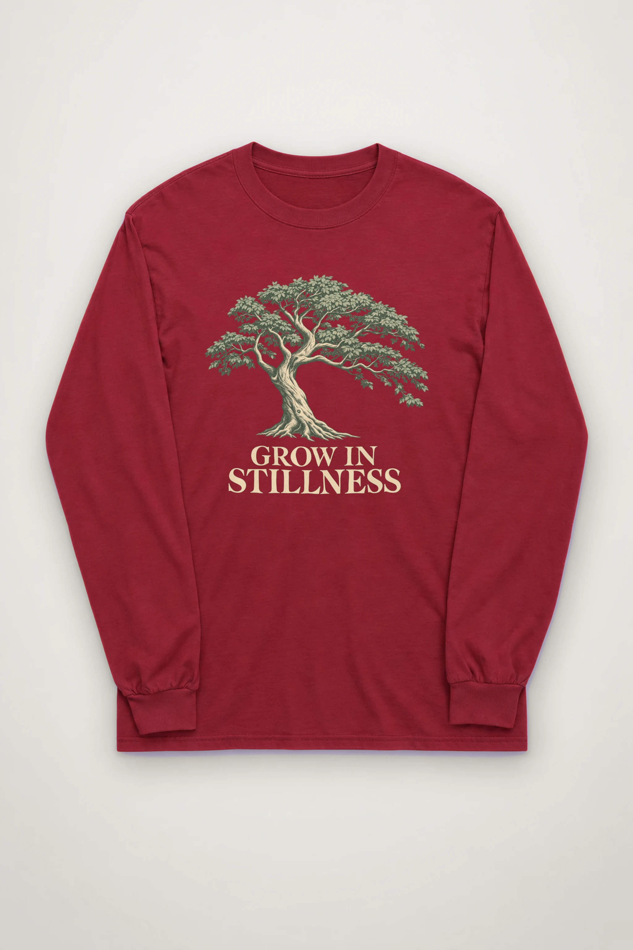 "Grow In Stillness" Unisex Longsleeve T-shirt