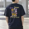 "Grow Through" Heavyweight Unisex Crewneck T-shirt | Gildan 5000