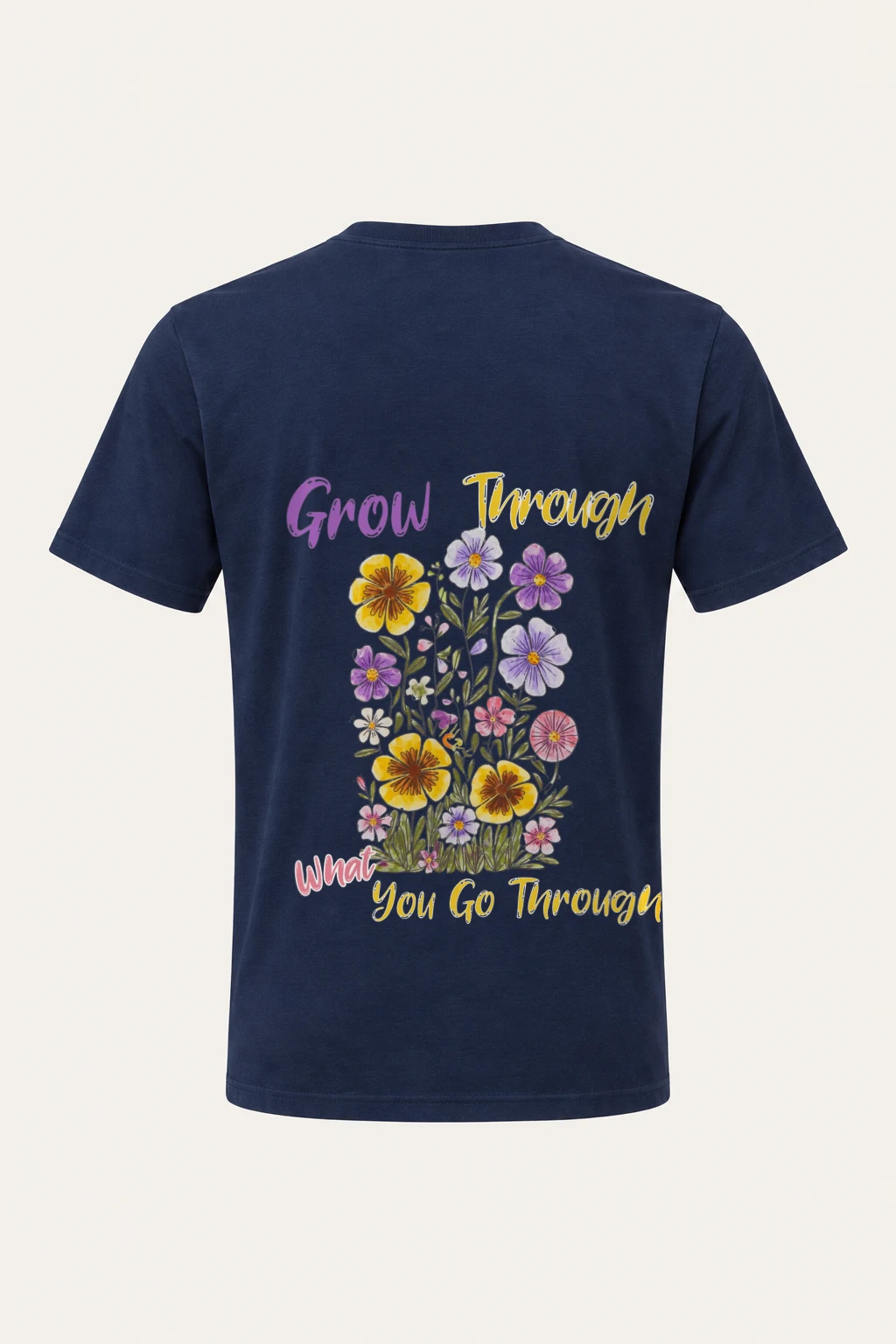 "Grow Through" Heavyweight Unisex Crewneck T-shirt | Gildan 5000