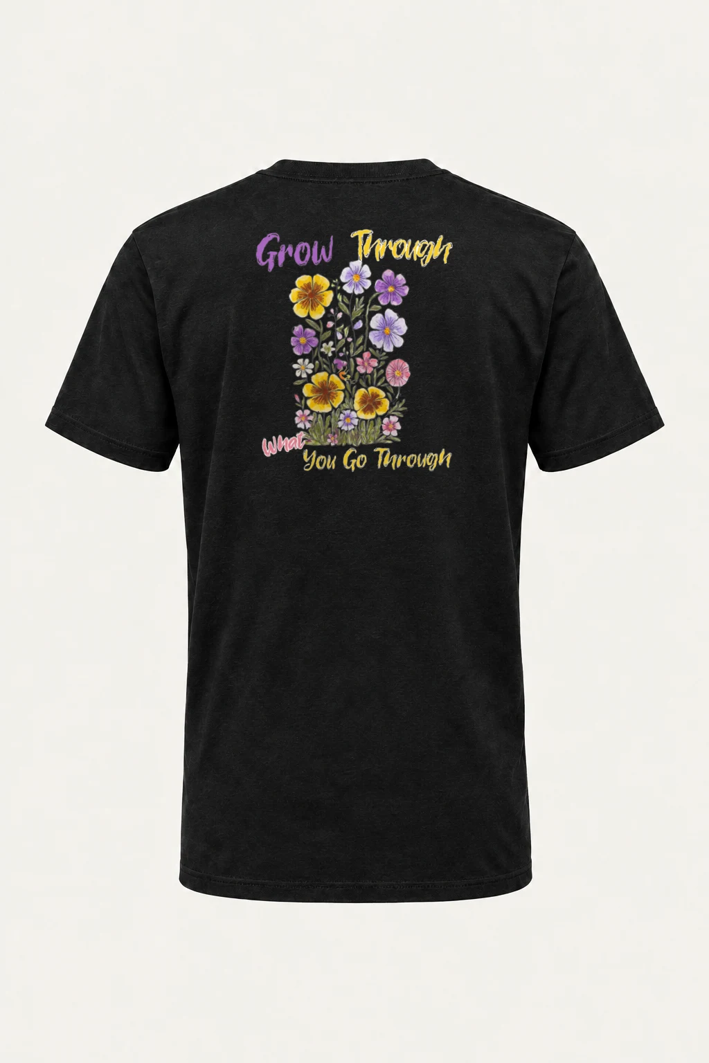 "Grow Through" Heavyweight Unisex Crewneck T-shirt | Gildan 5000