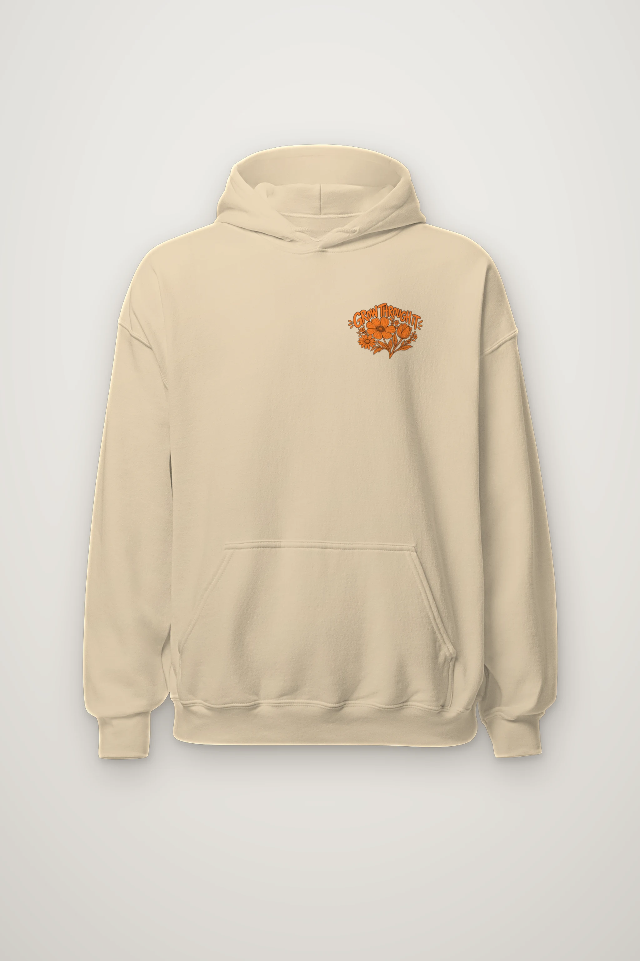 "Grow Through It" Heavy Blend Unisex Pullover Hoodie