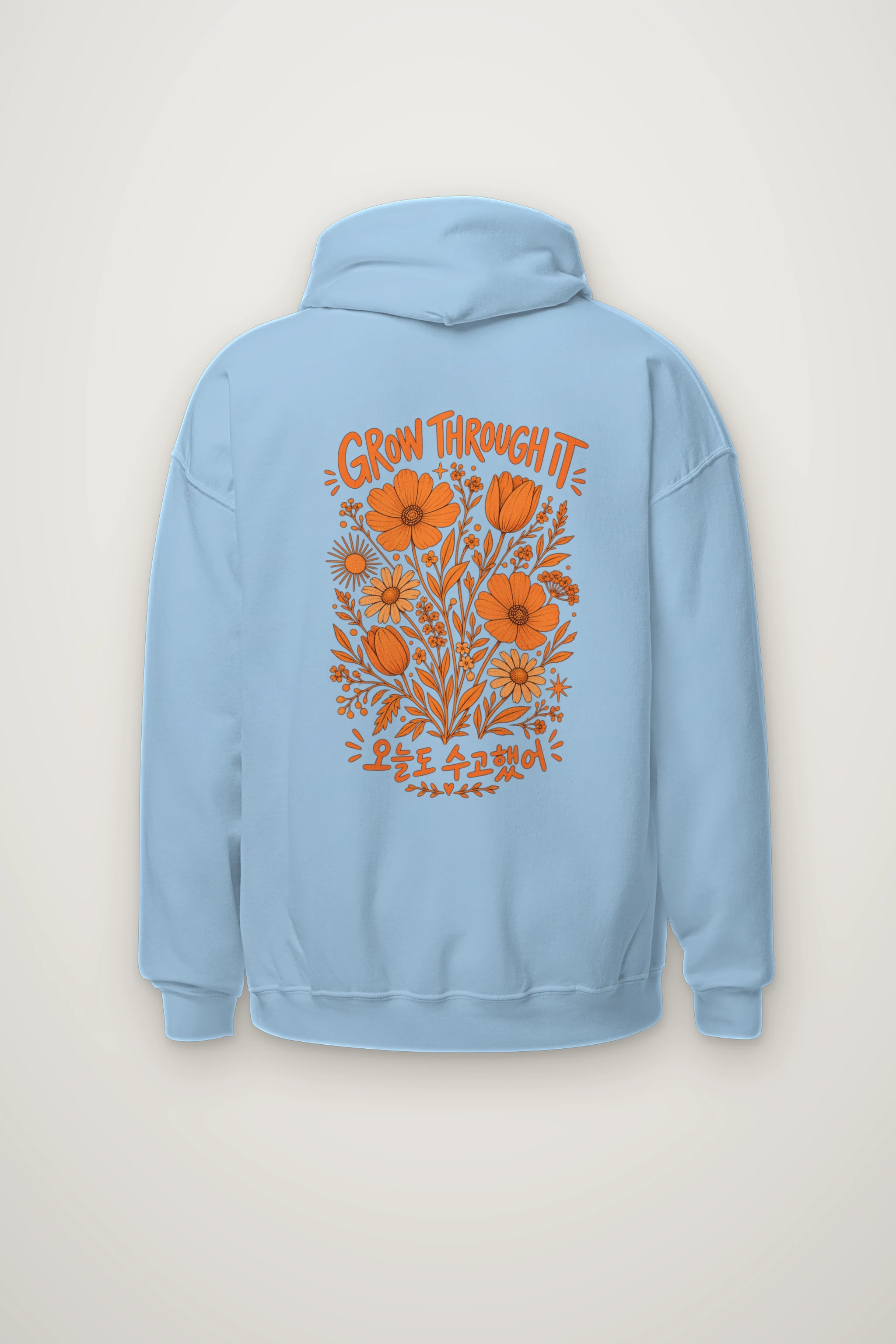 "Grow Through It" Heavy Blend Unisex Pullover Hoodie