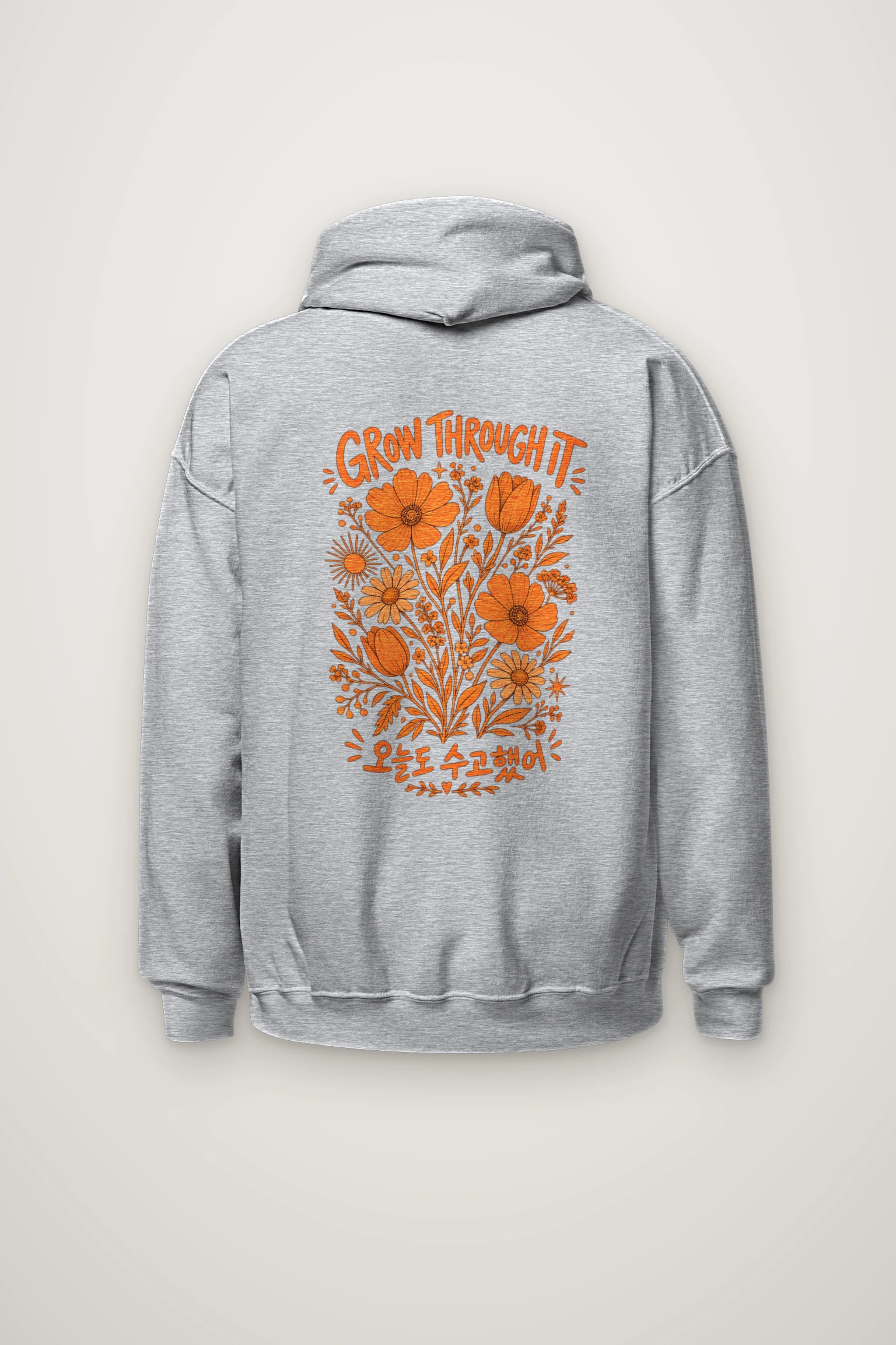 "Grow Through It" Heavy Blend Unisex Pullover Hoodie