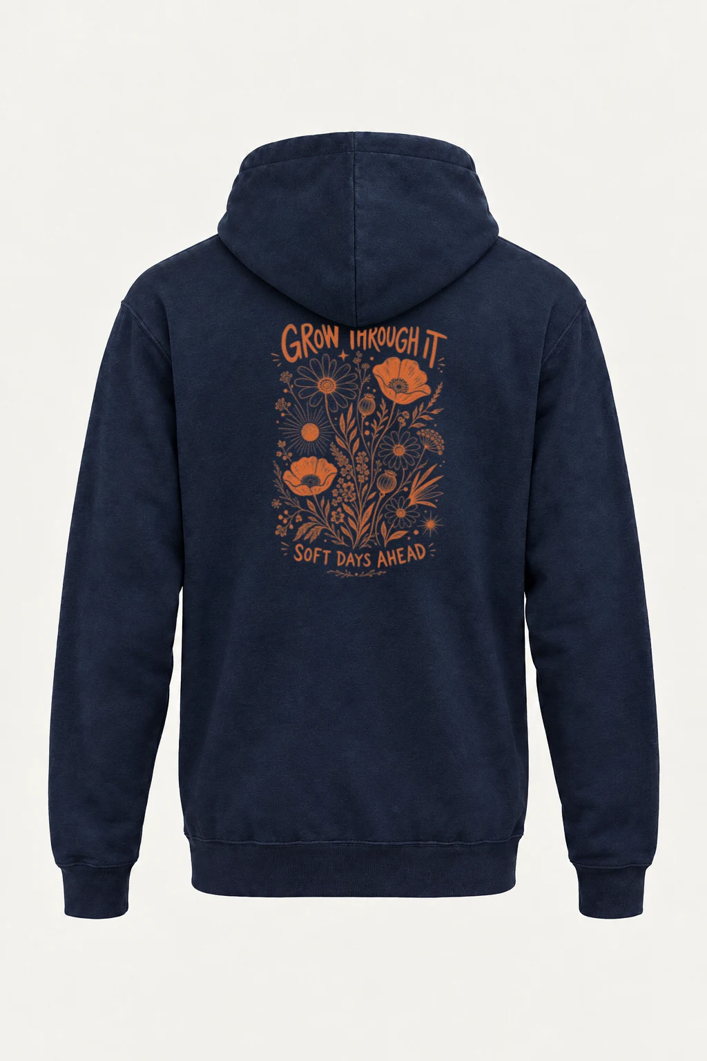 "Grow Through It" Heavy Blend Unisex Pullover Hoodie | Gildan 18500