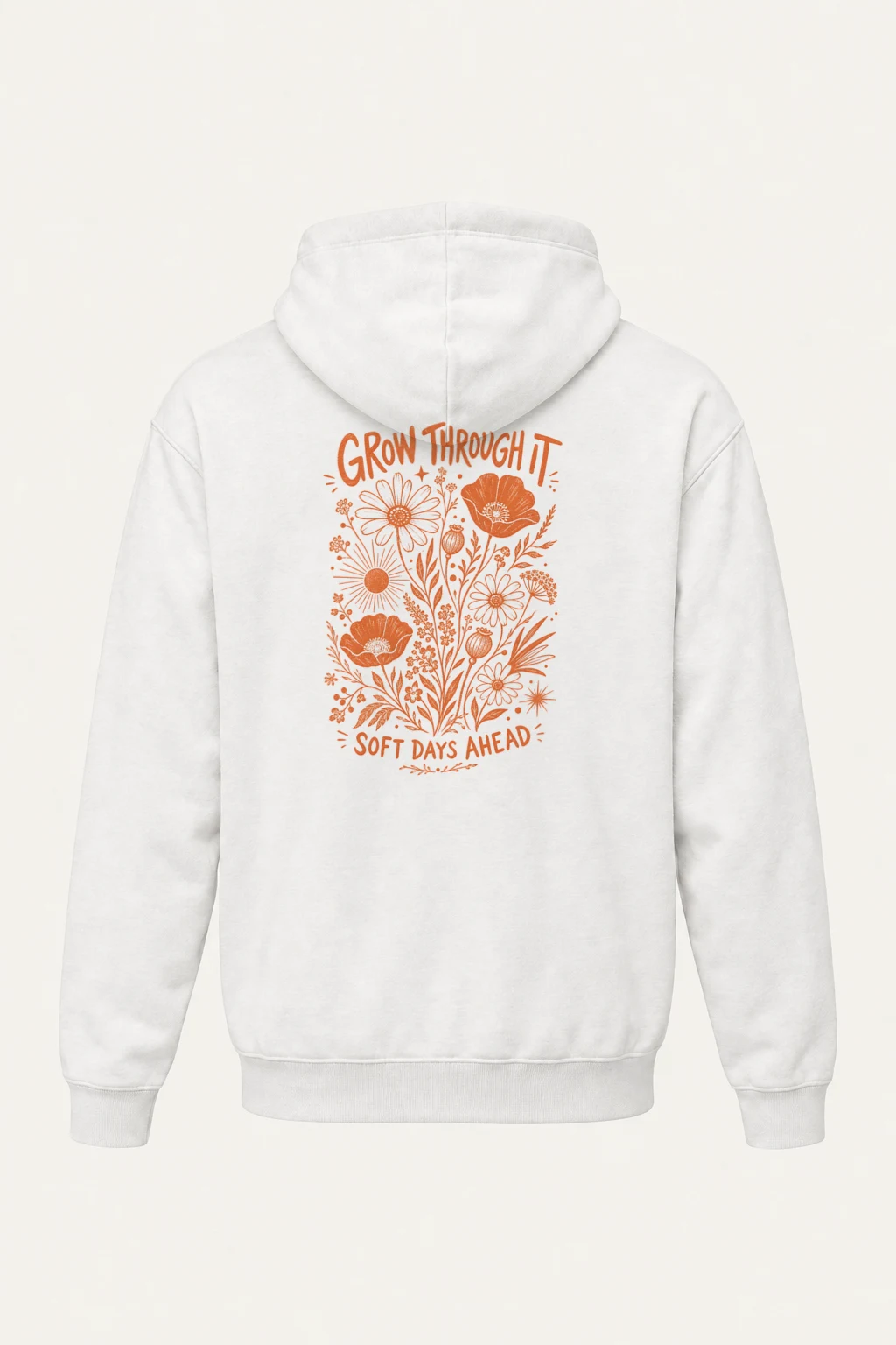 "Grow Through It" Heavy Blend Unisex Pullover Hoodie | Gildan 18500