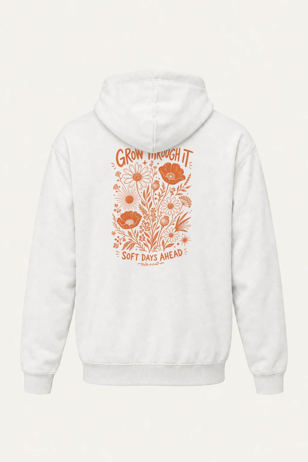 "Grow Through It" Heavy Blend Unisex Pullover Hoodie | Gildan 18500