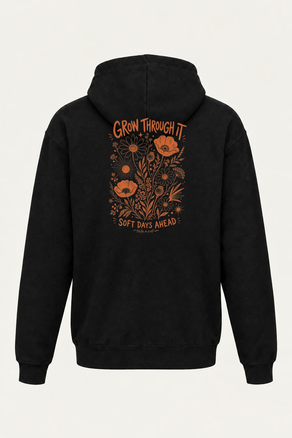 "Grow Through It" Heavy Blend Unisex Pullover Hoodie | Gildan 18500