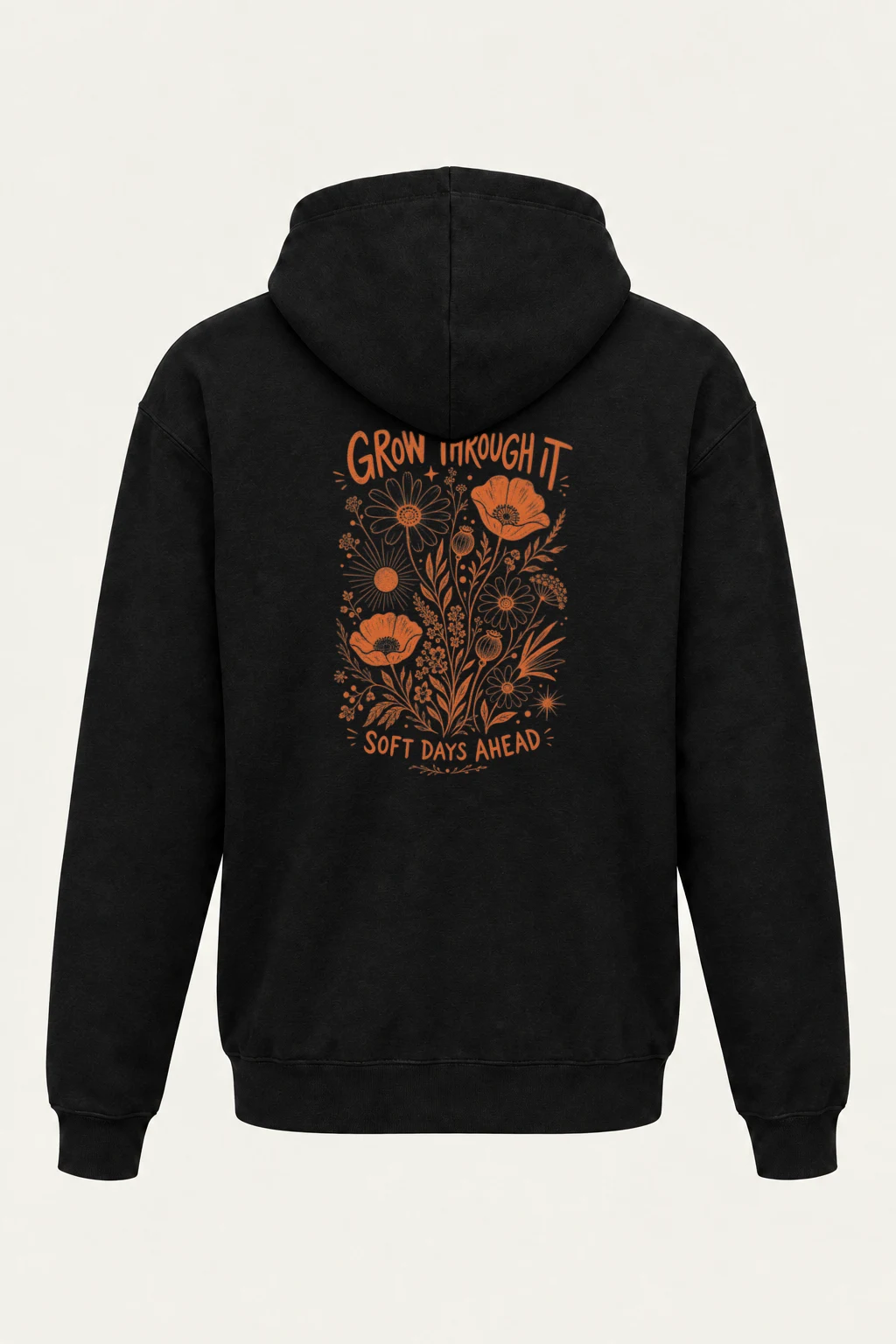 "Grow Through It" Heavy Blend Unisex Pullover Hoodie | Gildan 18500