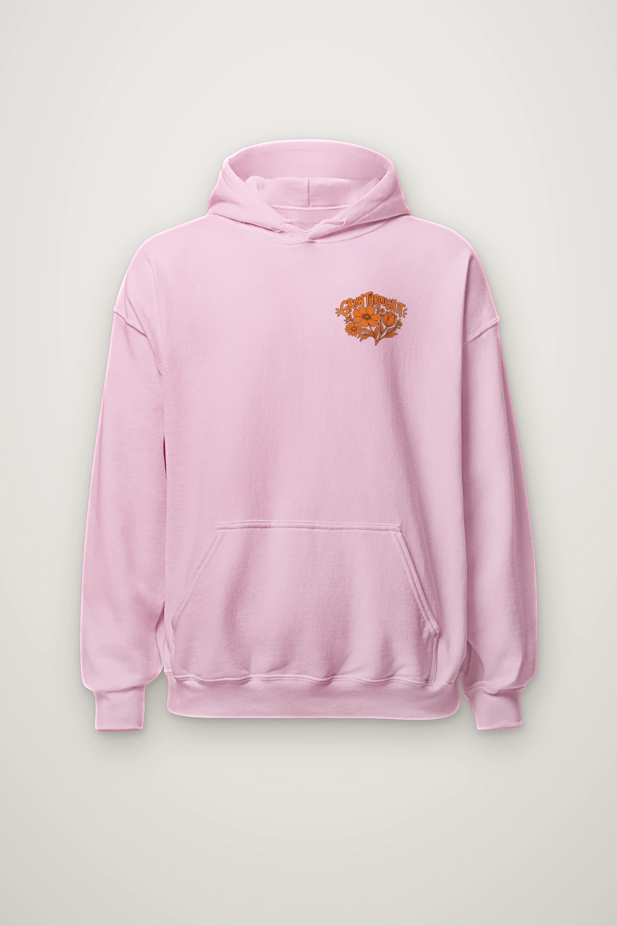 "Grow Through It" Heavy Blend Unisex Pullover Hoodie