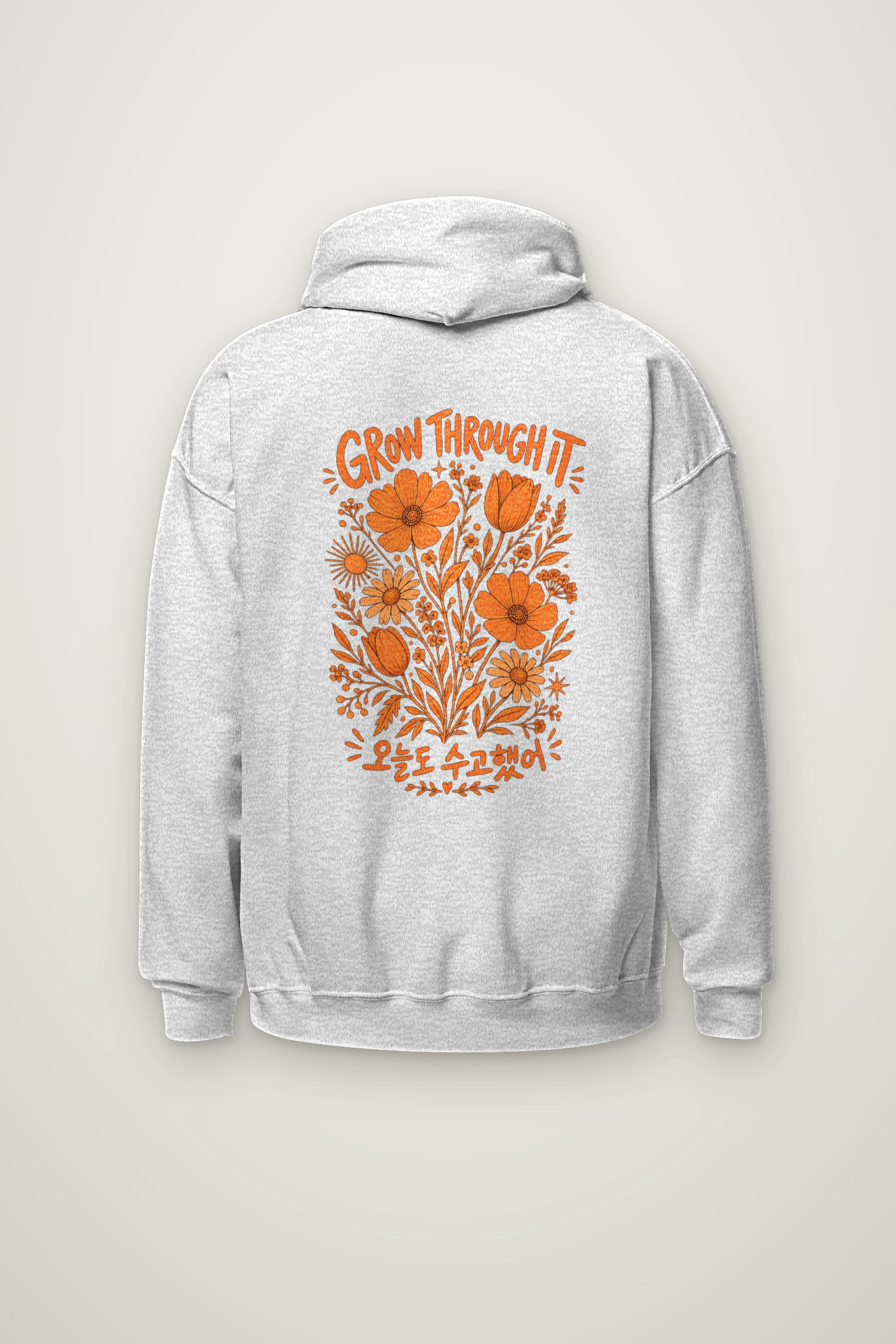 "Grow Through It" Heavy Blend Unisex Pullover Hoodie
