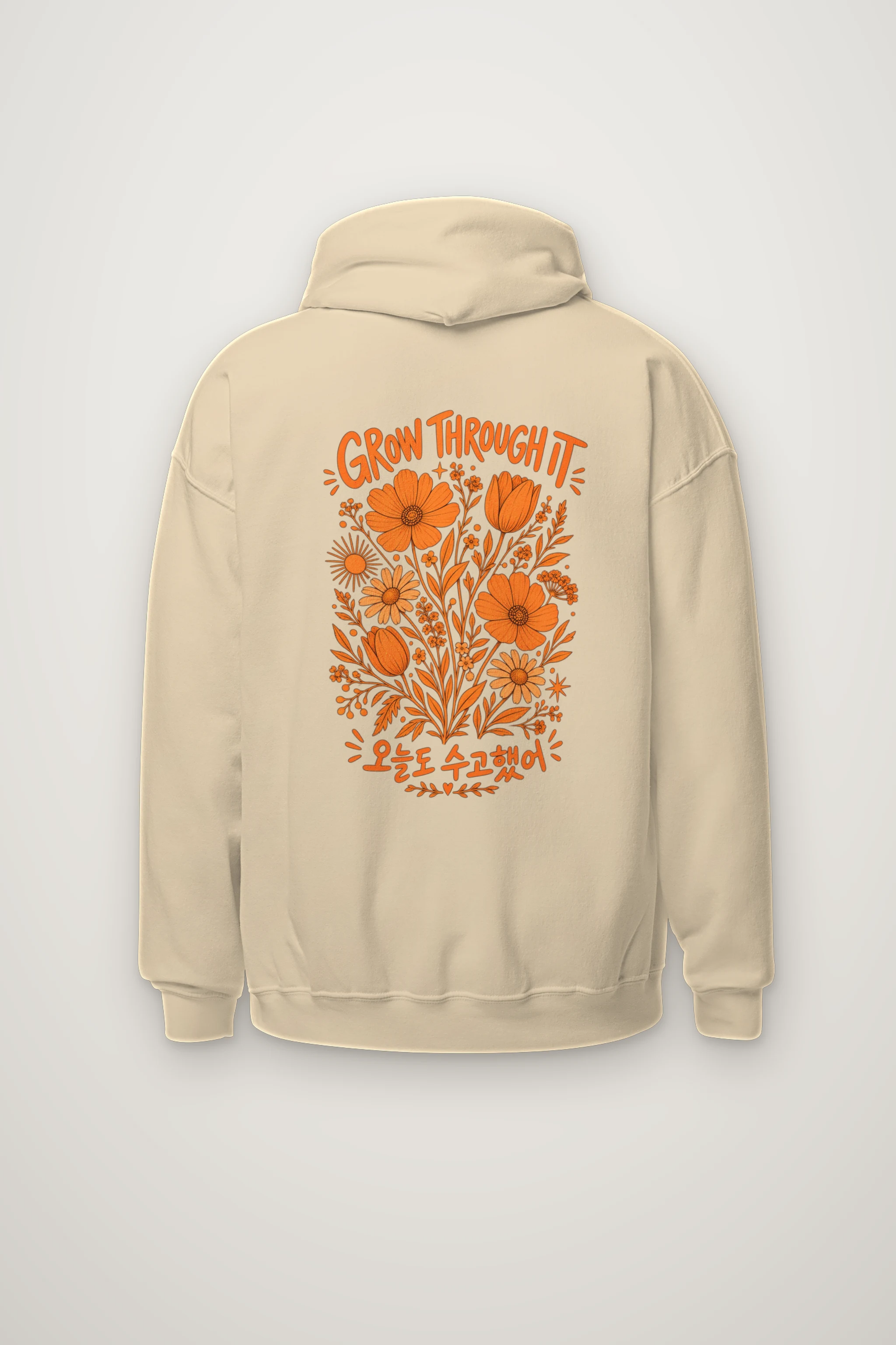 "Grow Through It" Heavy Blend Unisex Pullover Hoodie