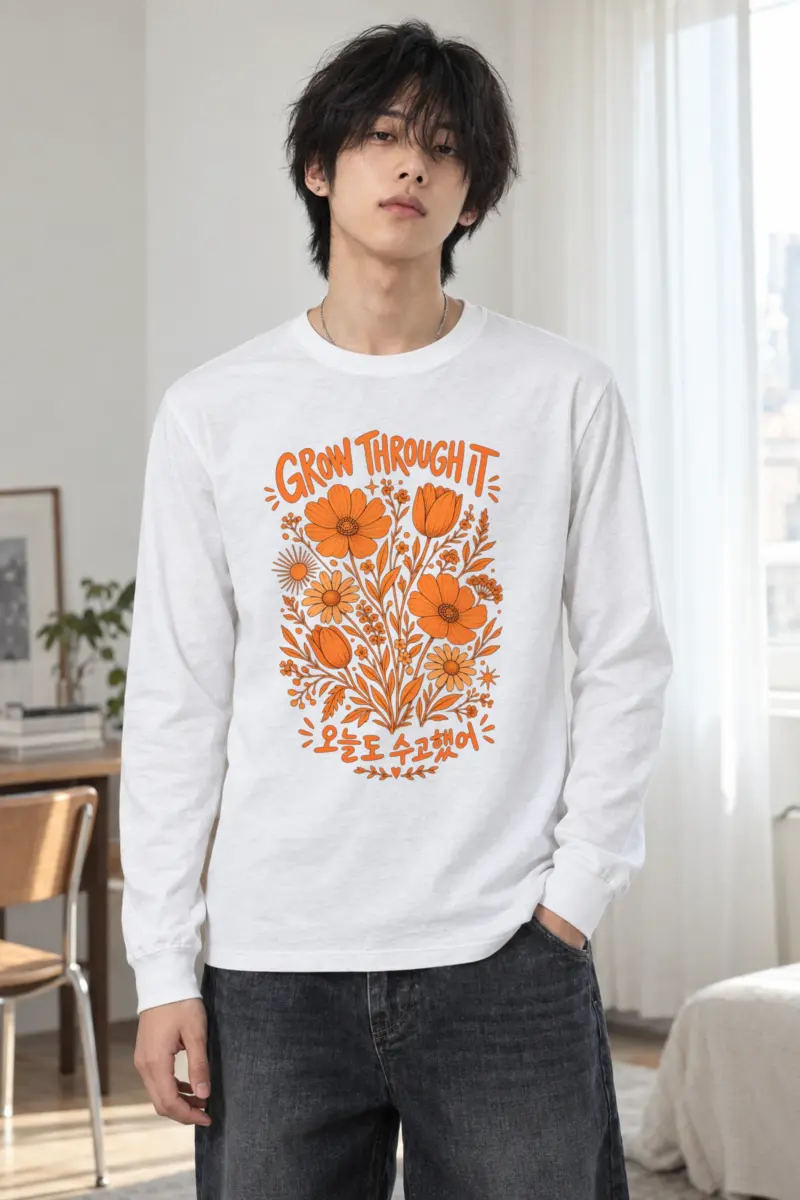 "Grow Through It" Unisex Longsleeve T-shirt