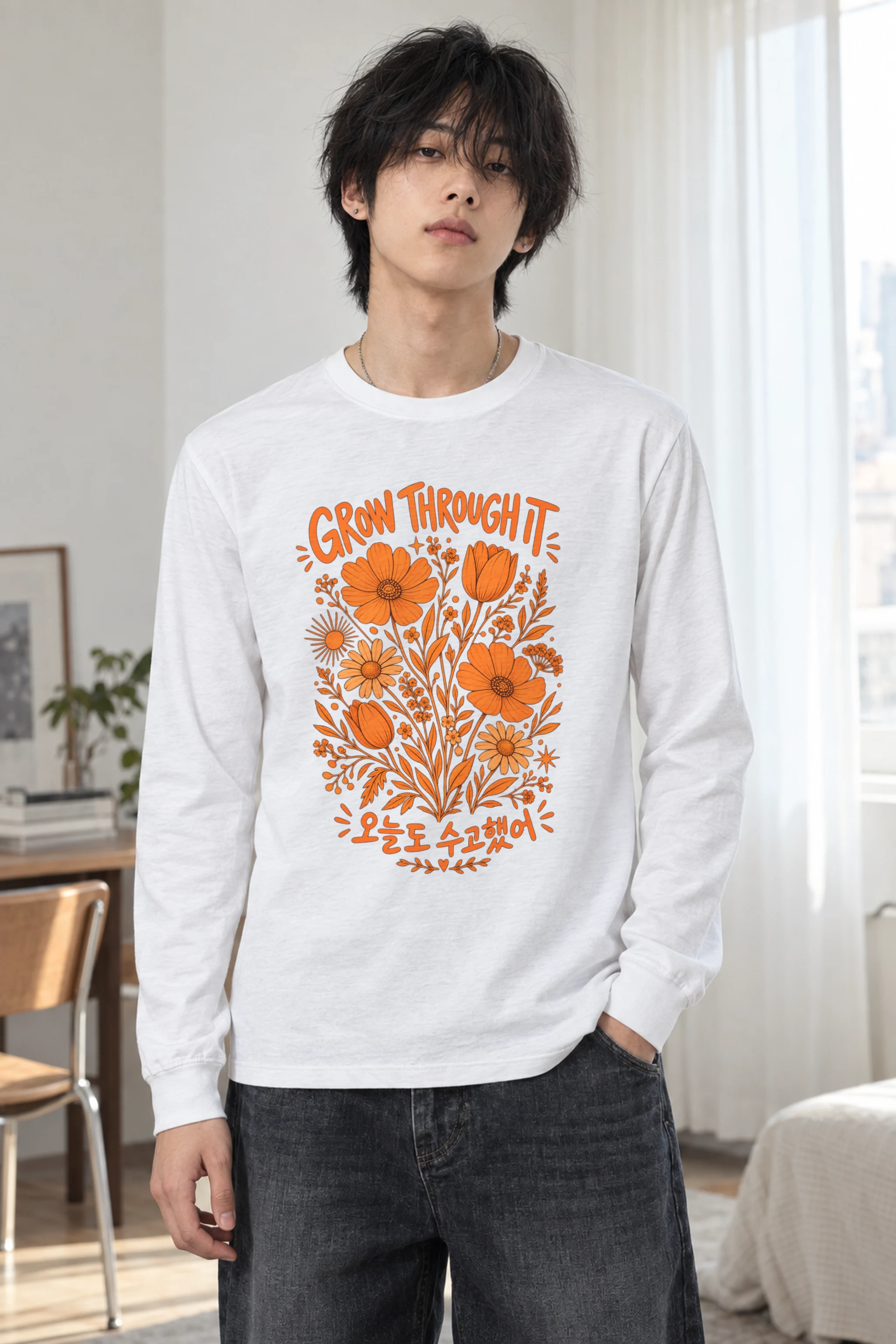 "Grow Through It" Unisex Longsleeve T-shirt