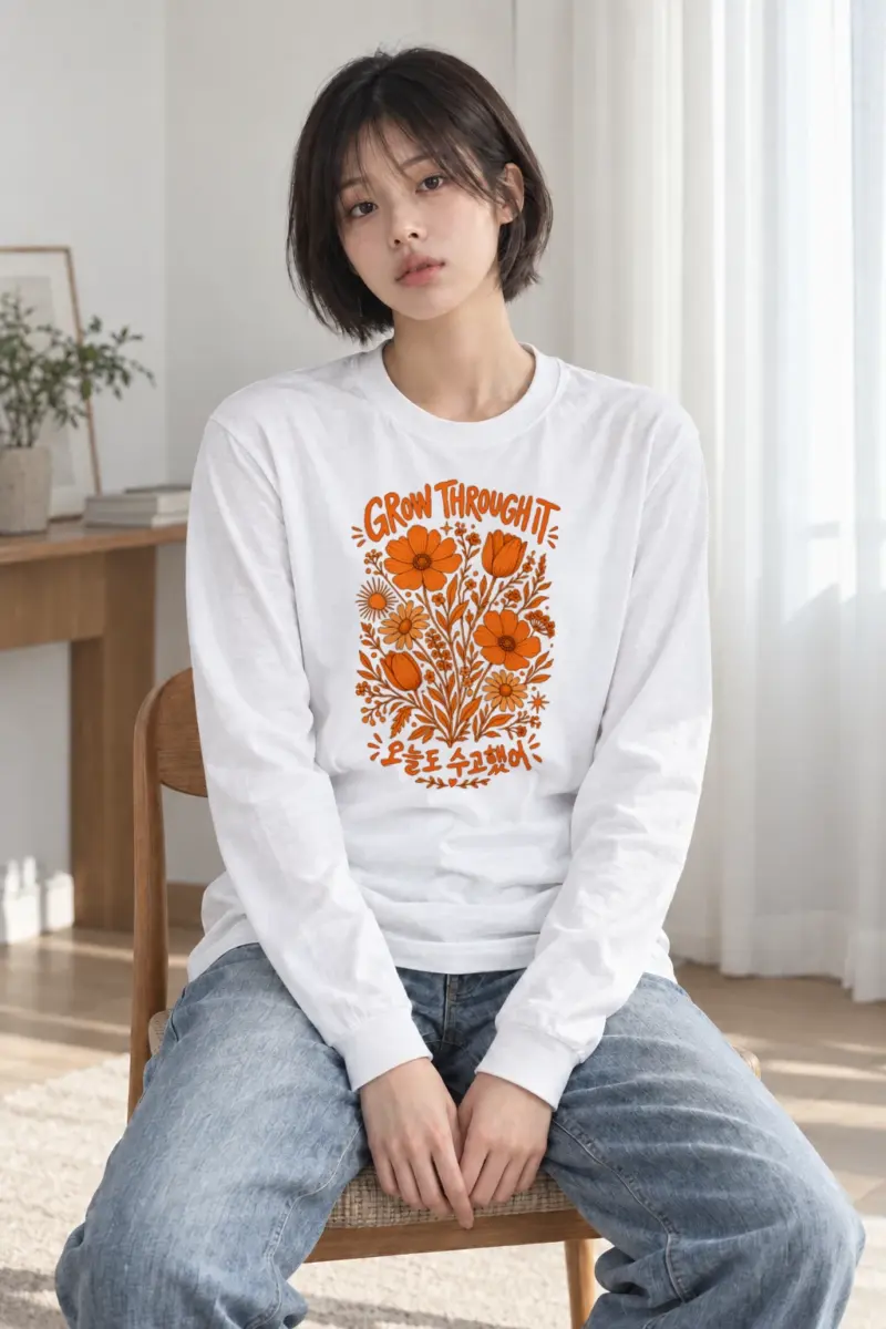 "Grow Through It" Unisex Longsleeve T-shirt