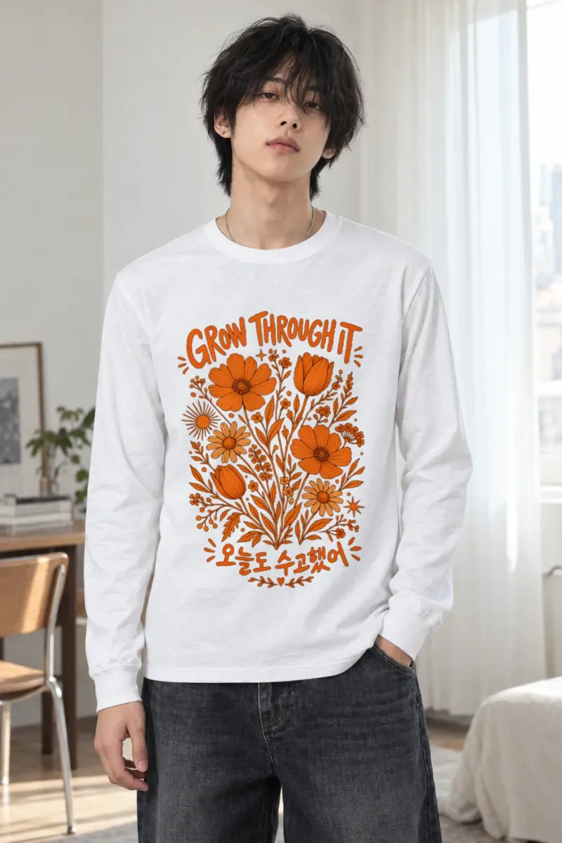"Grow Through It" Unisex Longsleeve T-shirt