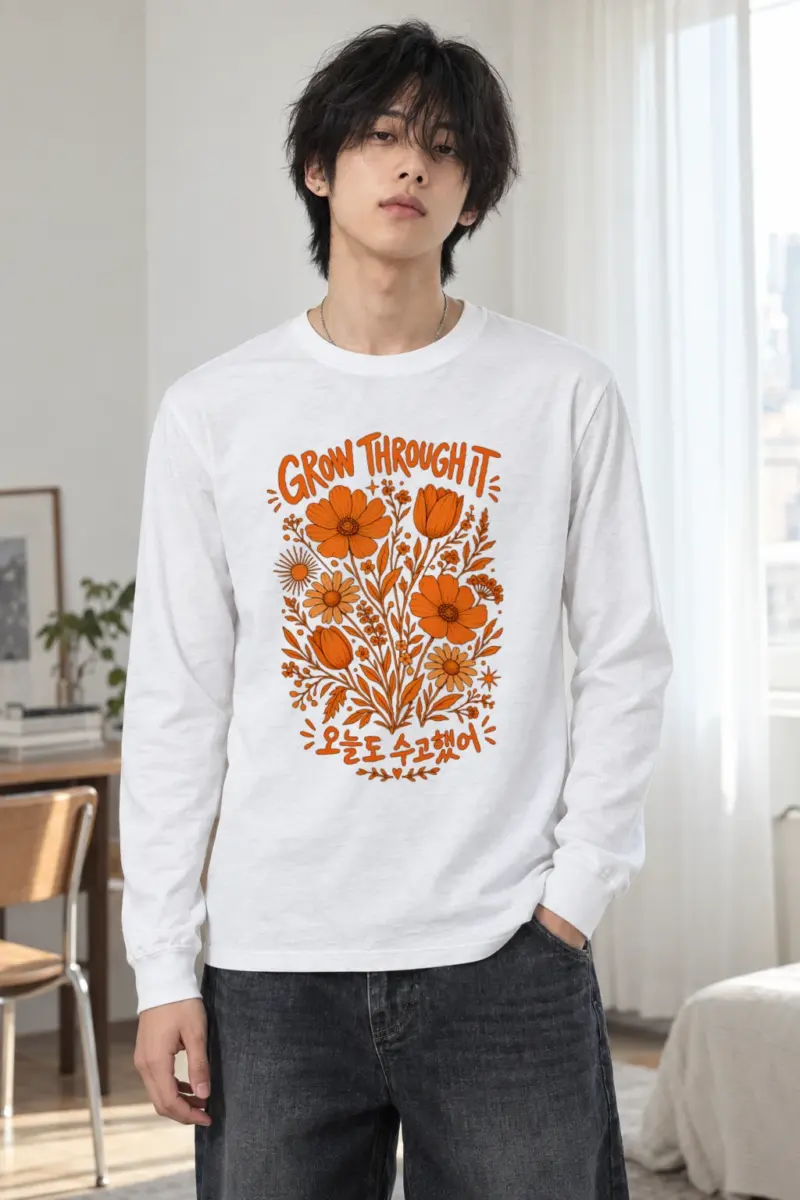 "Grow Through It" Unisex Longsleeve T-shirt