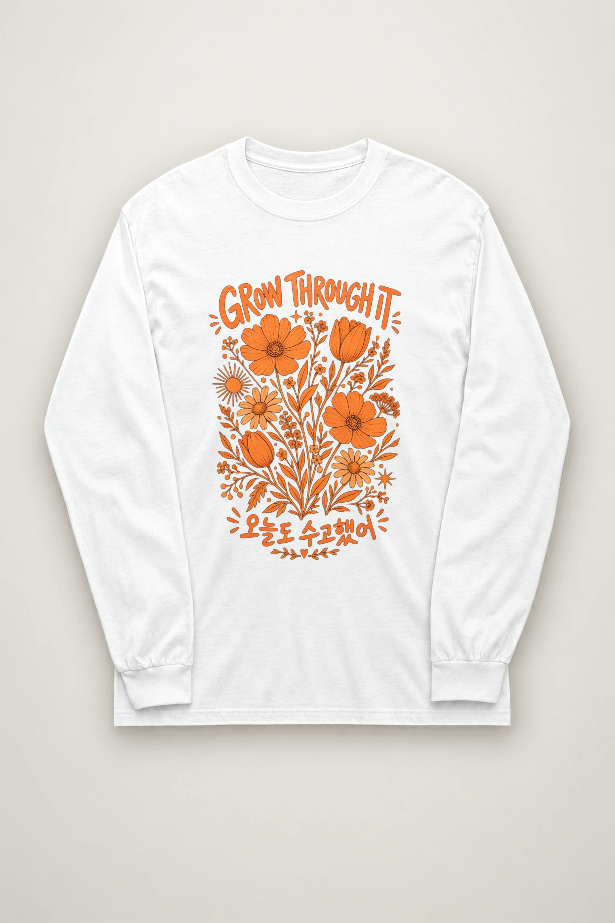 "Grow Through It" Unisex Longsleeve T-shirt