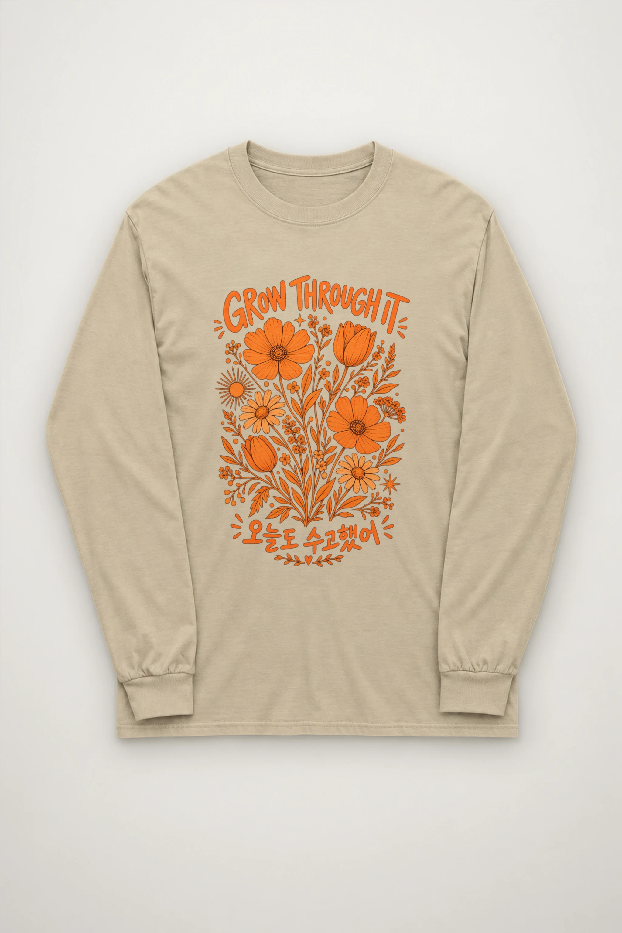 "Grow Through It" Unisex Longsleeve T-shirt