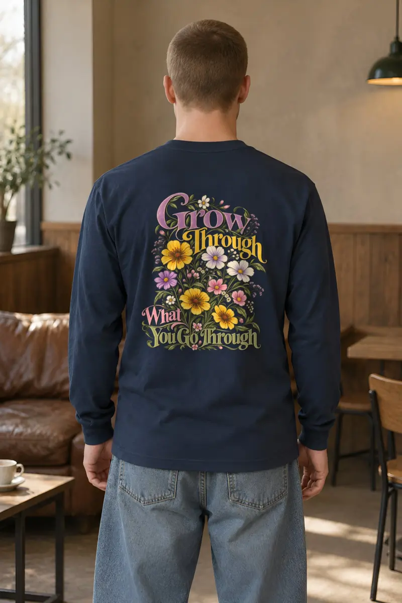 "Grow Through" Unisex Longsleeve T-shirt