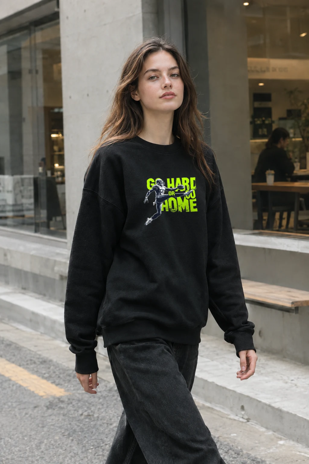 "Guard Or Go Home" Heavy Blend Unisex Crewneck Sweatshirt | Gildan 18000