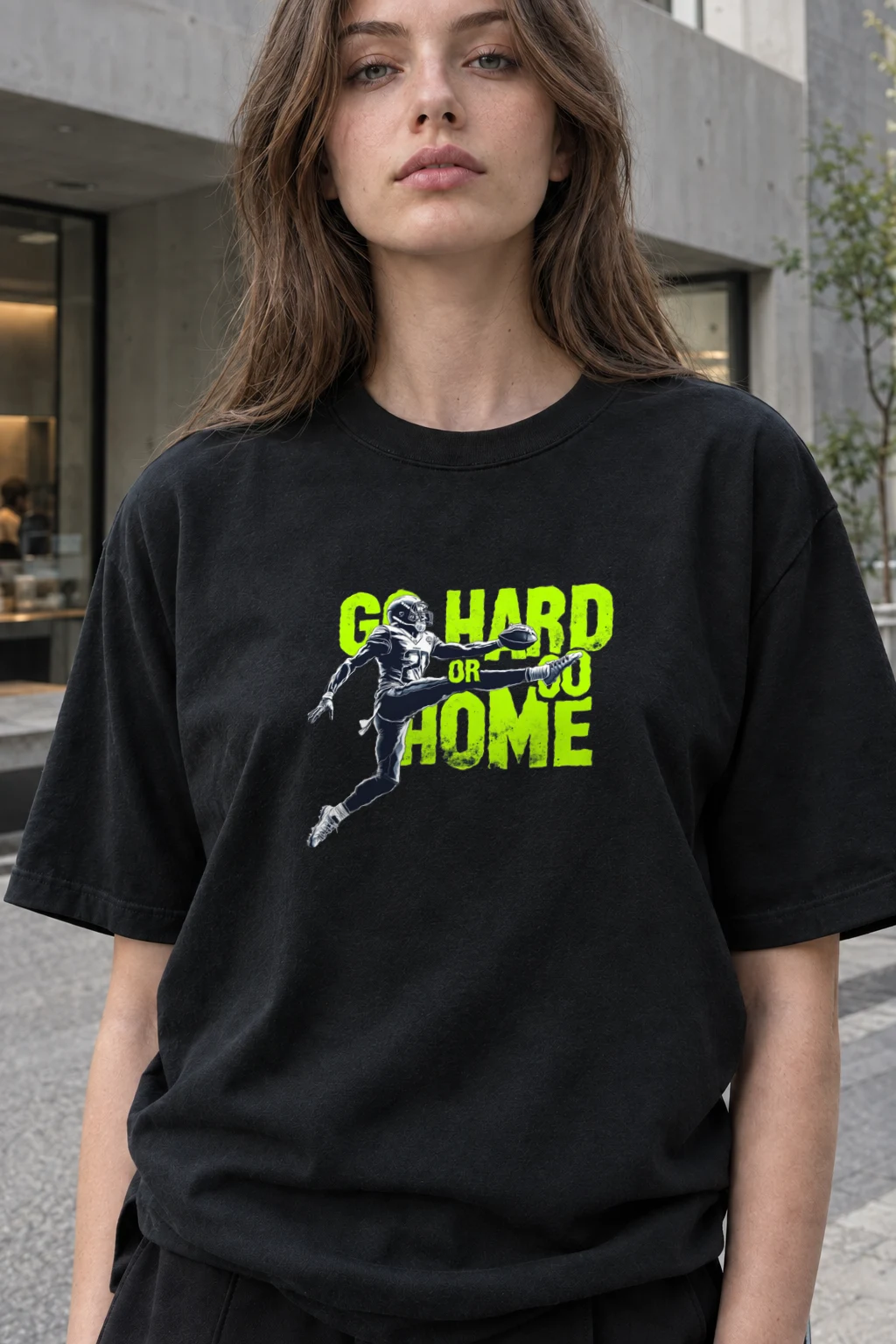 "Guard Or Go Home" Heavyweight Unisex Crewneck T-shirt | Gildan 5000