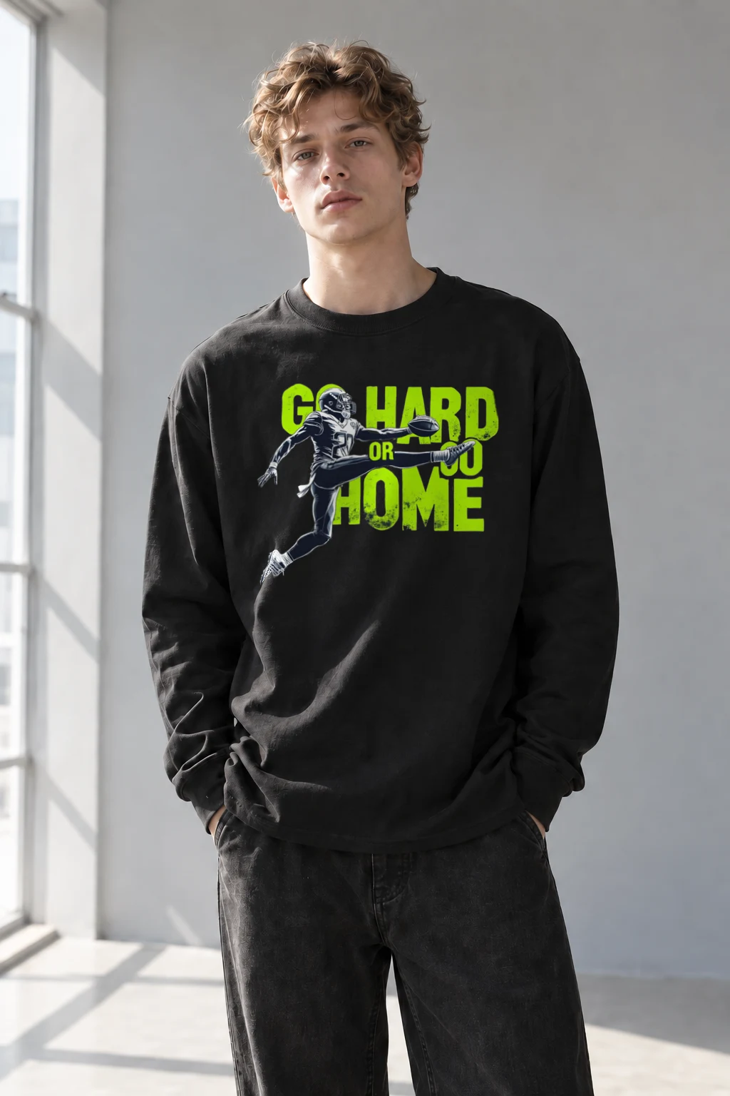"Guard Or Go Home" Unisex Longsleeve T-shirt | Gildan 2400