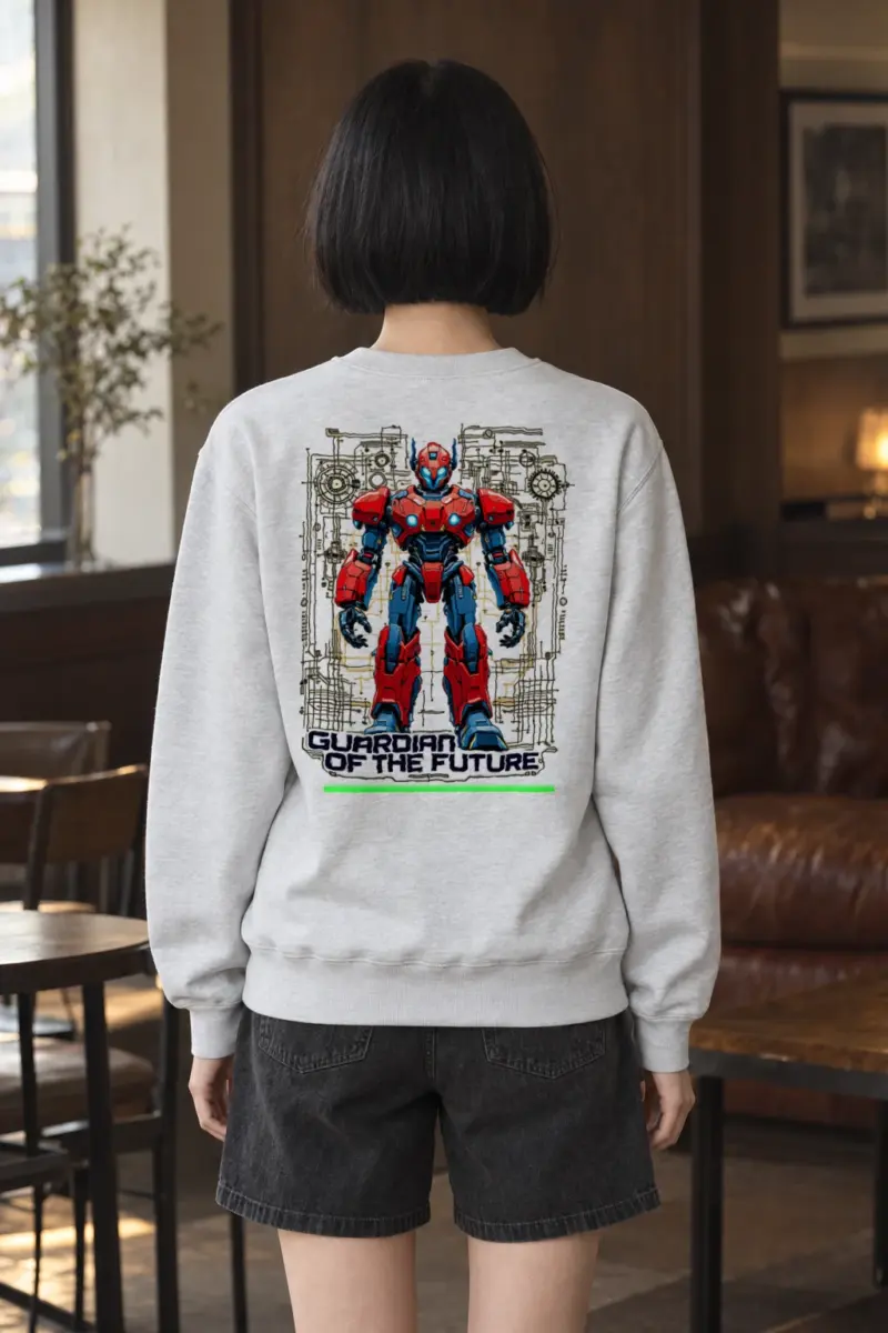 "Guardian Of The Future" Heavy Blend Unisex Crewneck Sweatshirt | Gildan 18000