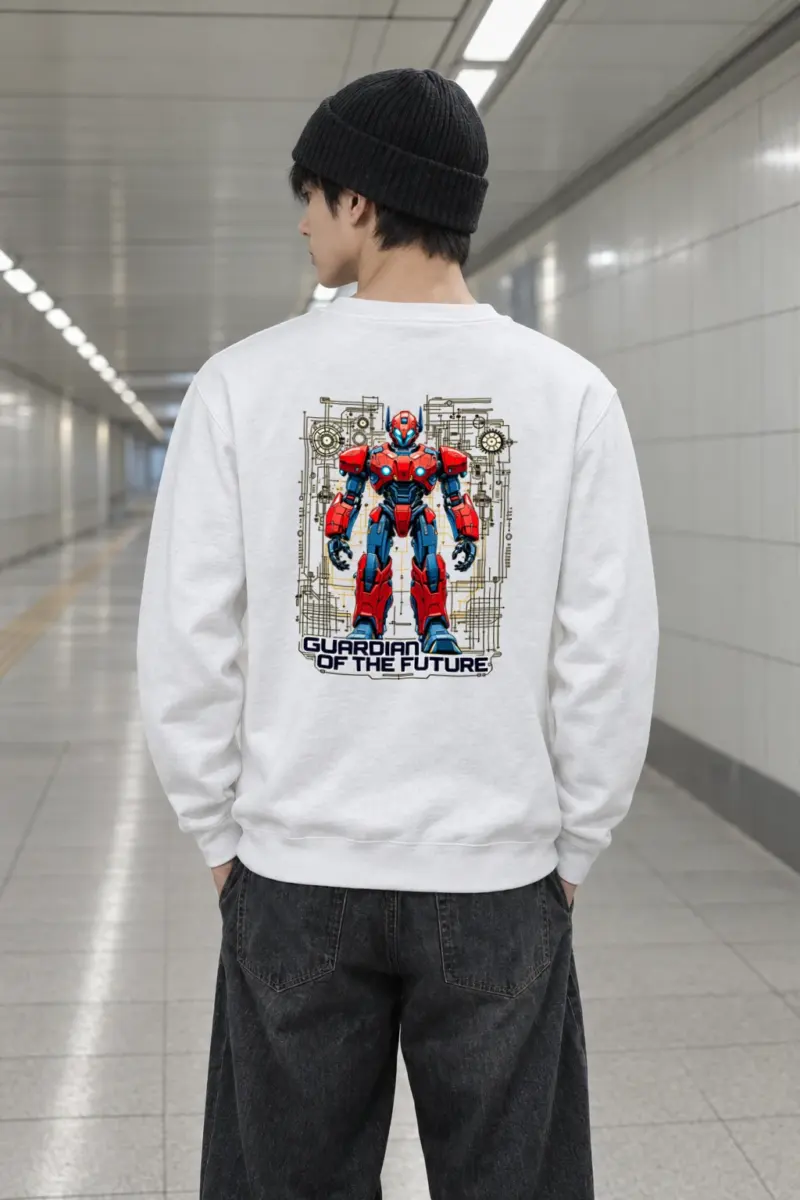 "Guardian Of The Future" Heavy Blend Unisex Crewneck Sweatshirt