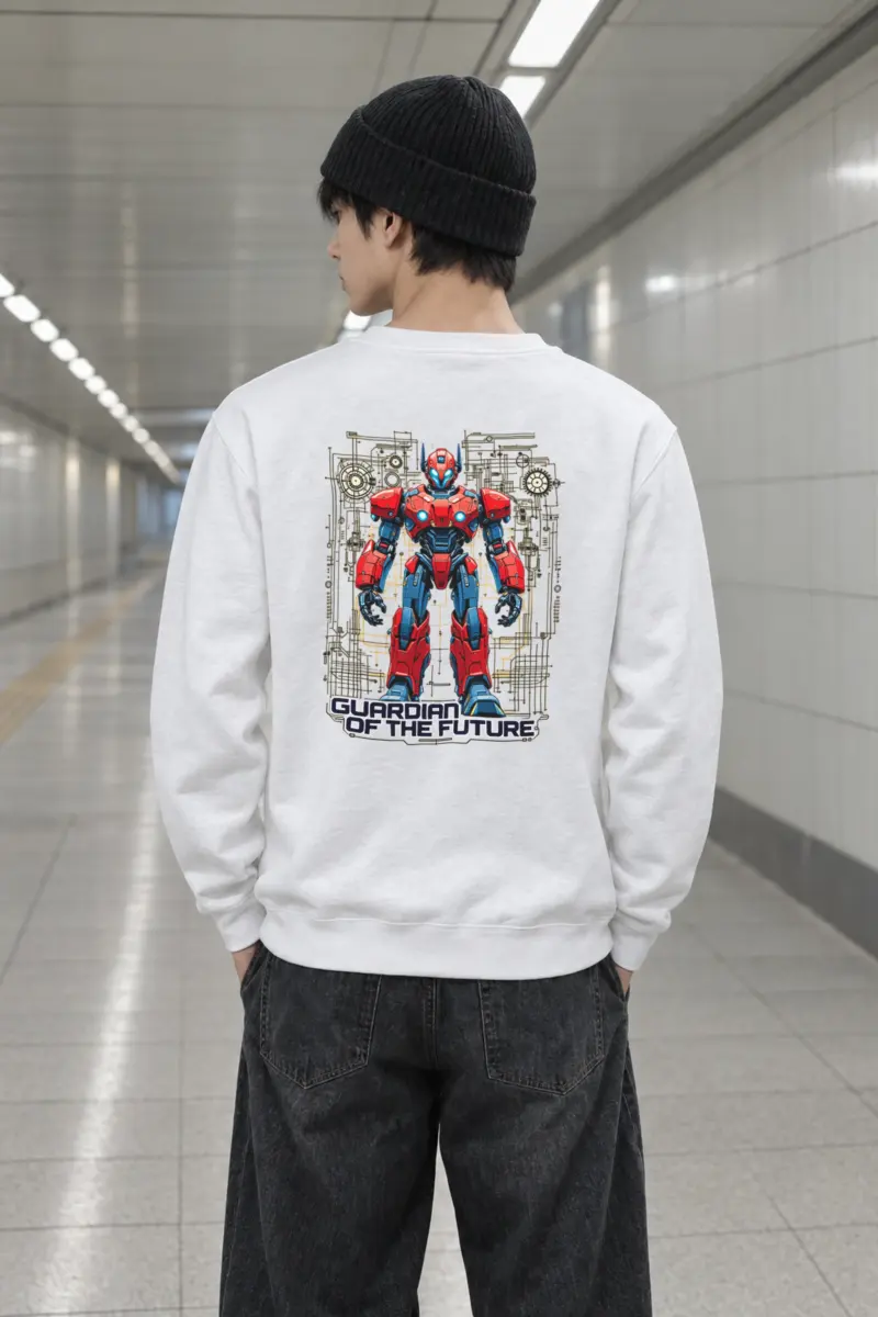 "Guardian Of The Future" Heavy Blend Unisex Crewneck Sweatshirt