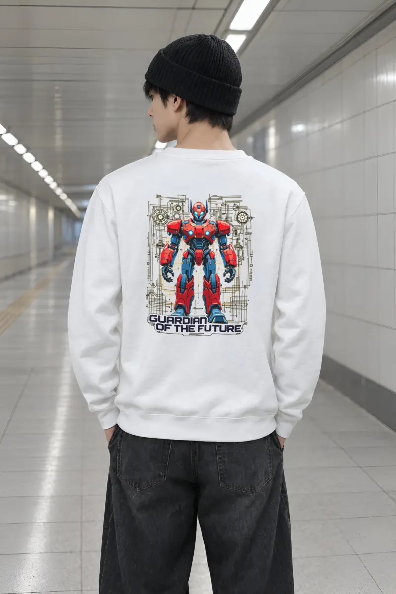 "Guardian Of The Future" Heavy Blend Unisex Crewneck Sweatshirt