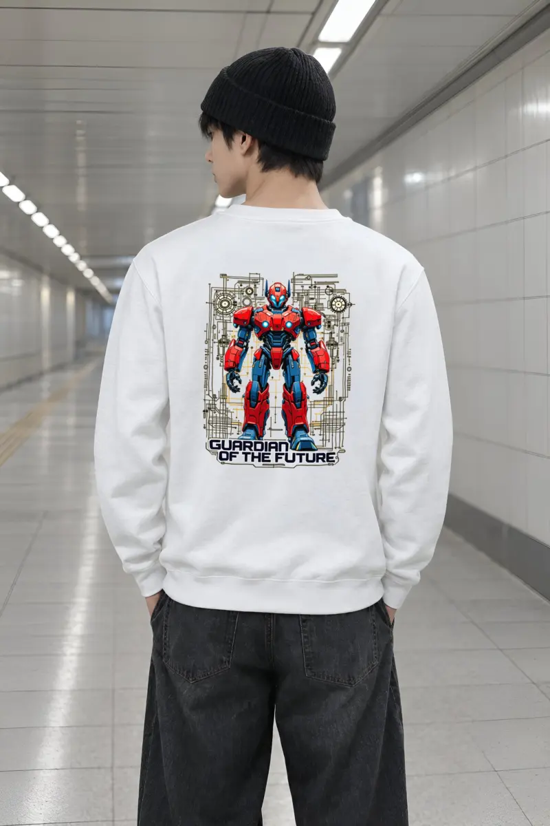 "Guardian Of The Future" Heavy Blend Unisex Crewneck Sweatshirt