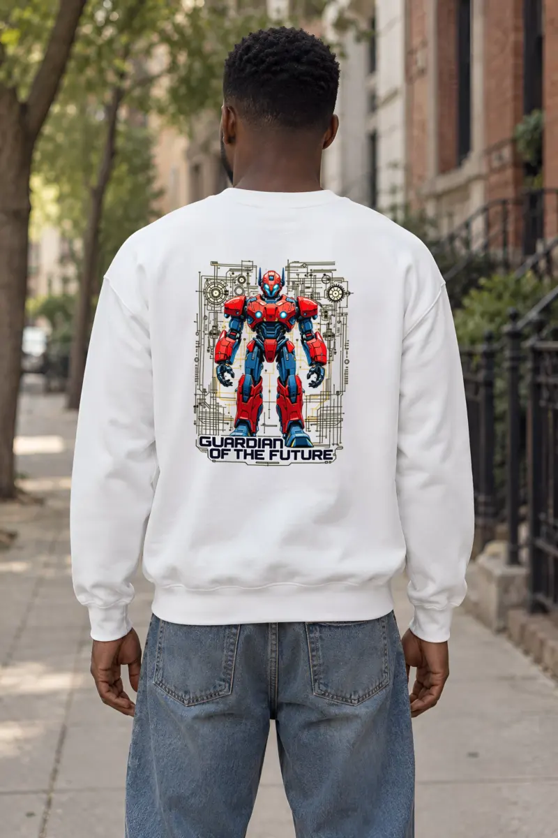 "Guardian Of The Future" Heavy Blend Unisex Crewneck Sweatshirt