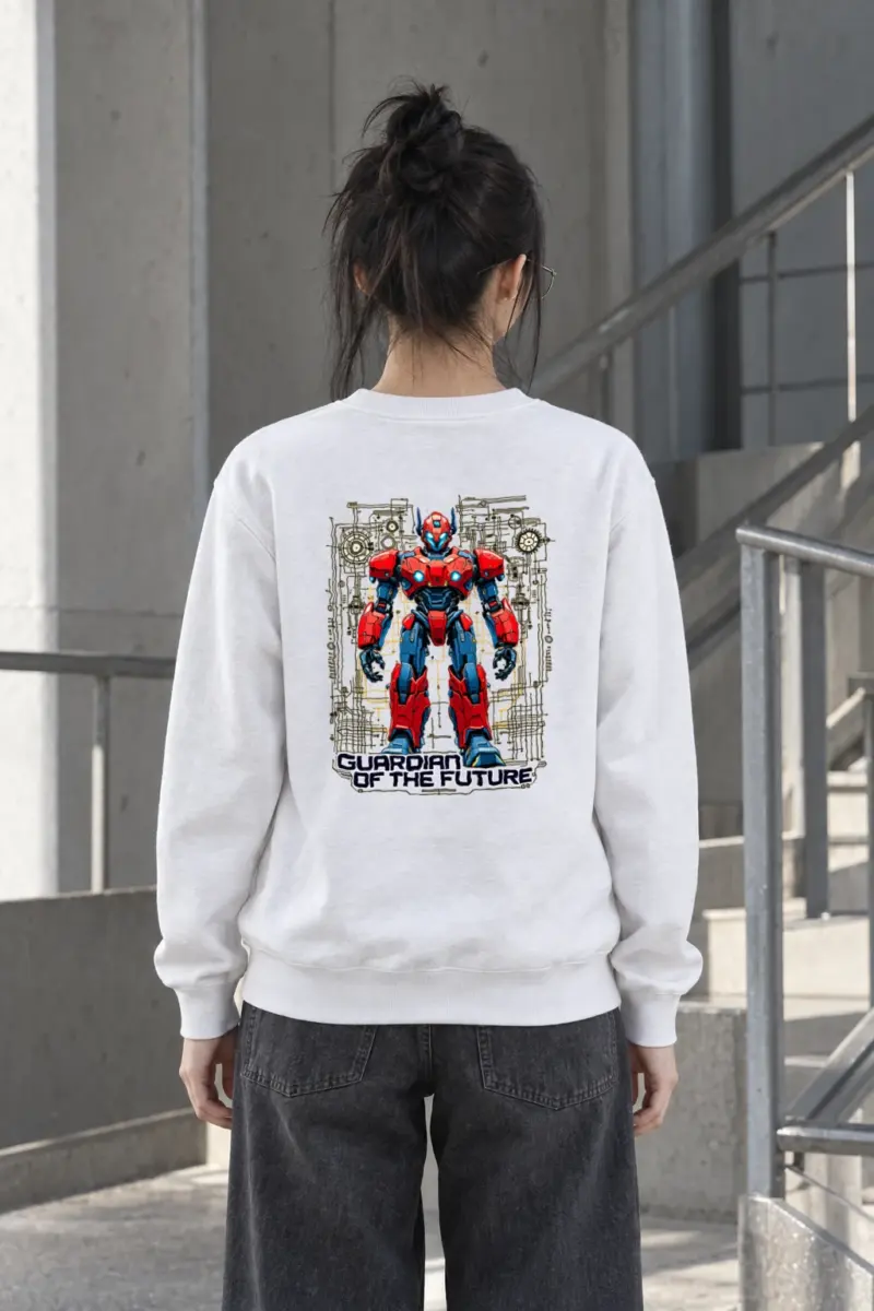 "Guardian Of The Future" Heavy Blend Unisex Crewneck Sweatshirt