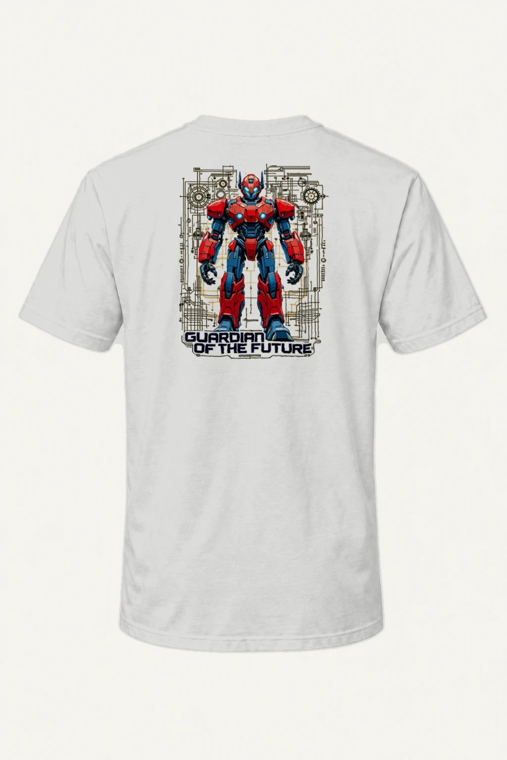 "Guardian Of The Future" Heavyweight Unisex Crewneck T-shirt | Gildan 5000
