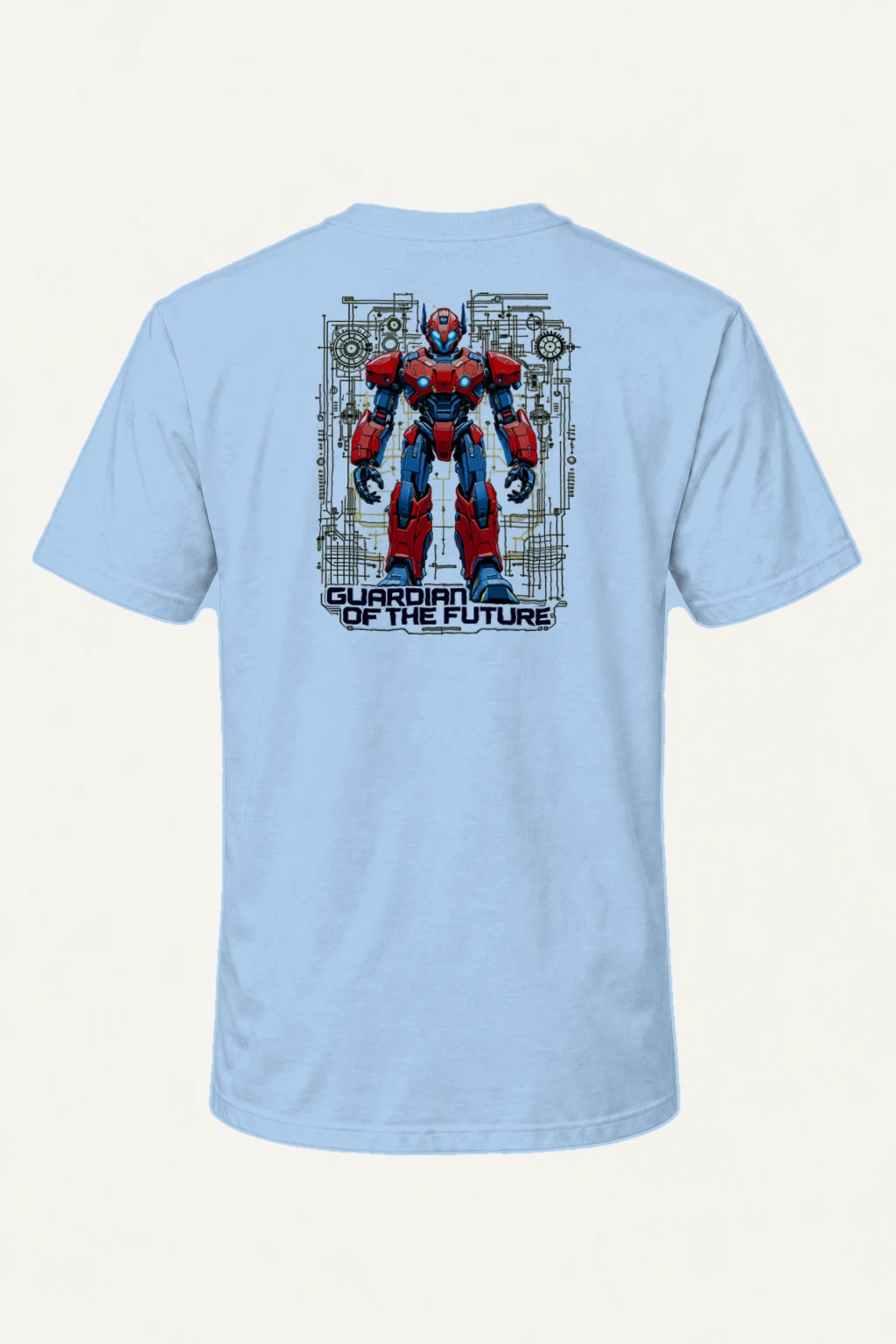 "Guardian Of The Future" Heavyweight Unisex Crewneck T-shirt | Gildan 5000