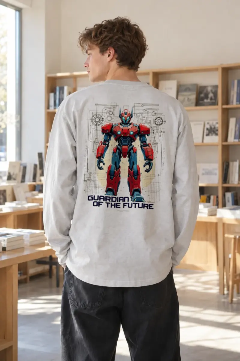 “Guardian Of The Future” Unisex Longsleeve T-shirt | Gildan 2400