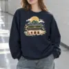 "Gwanghwamun Bloom" Heavy Blend Unisex Crewneck Sweatshirt | Gildan 18000