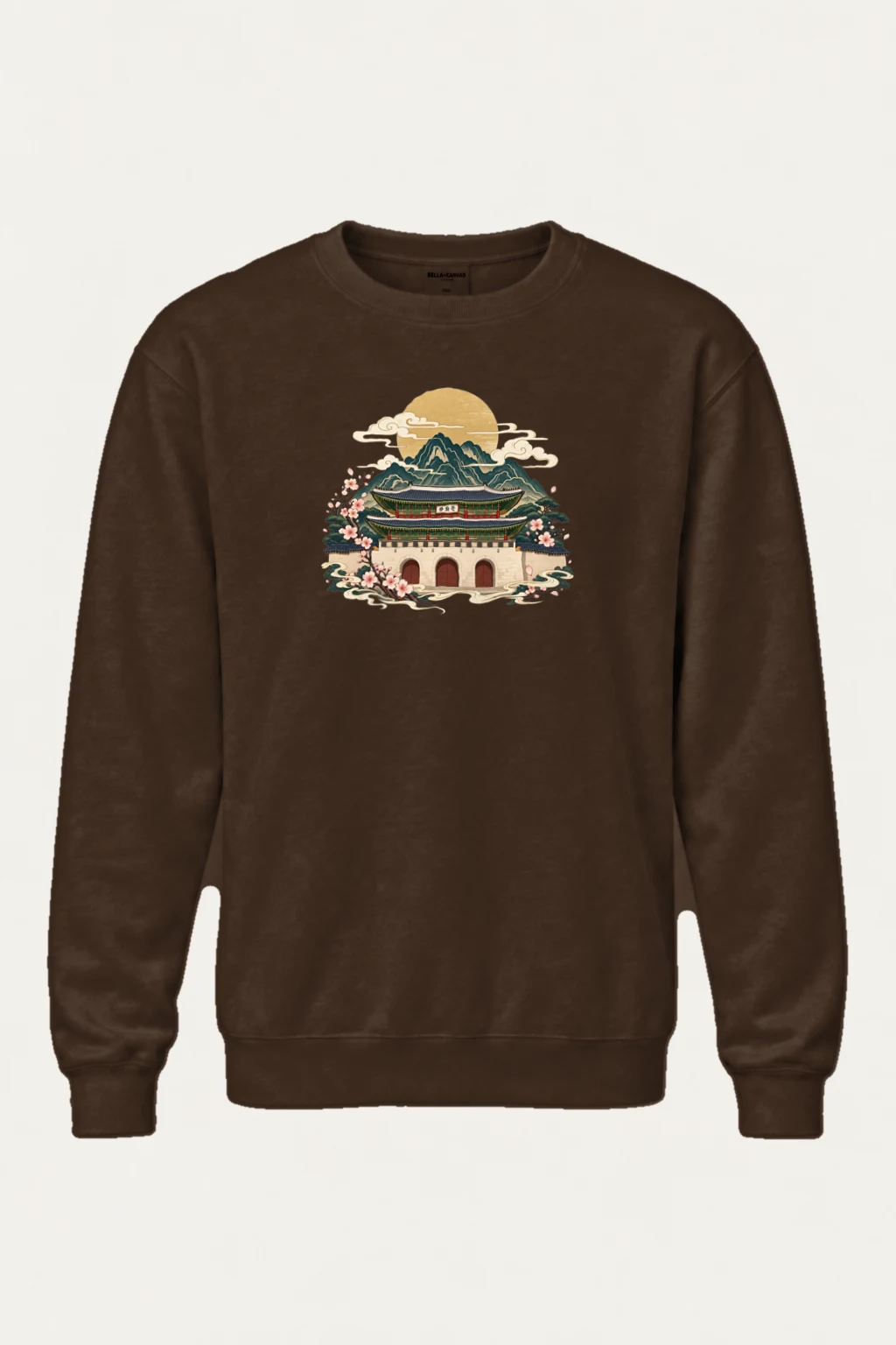 "Gwanghwamun Bloom" Heavy Blend Unisex Crewneck Sweatshirt | Gildan 18000