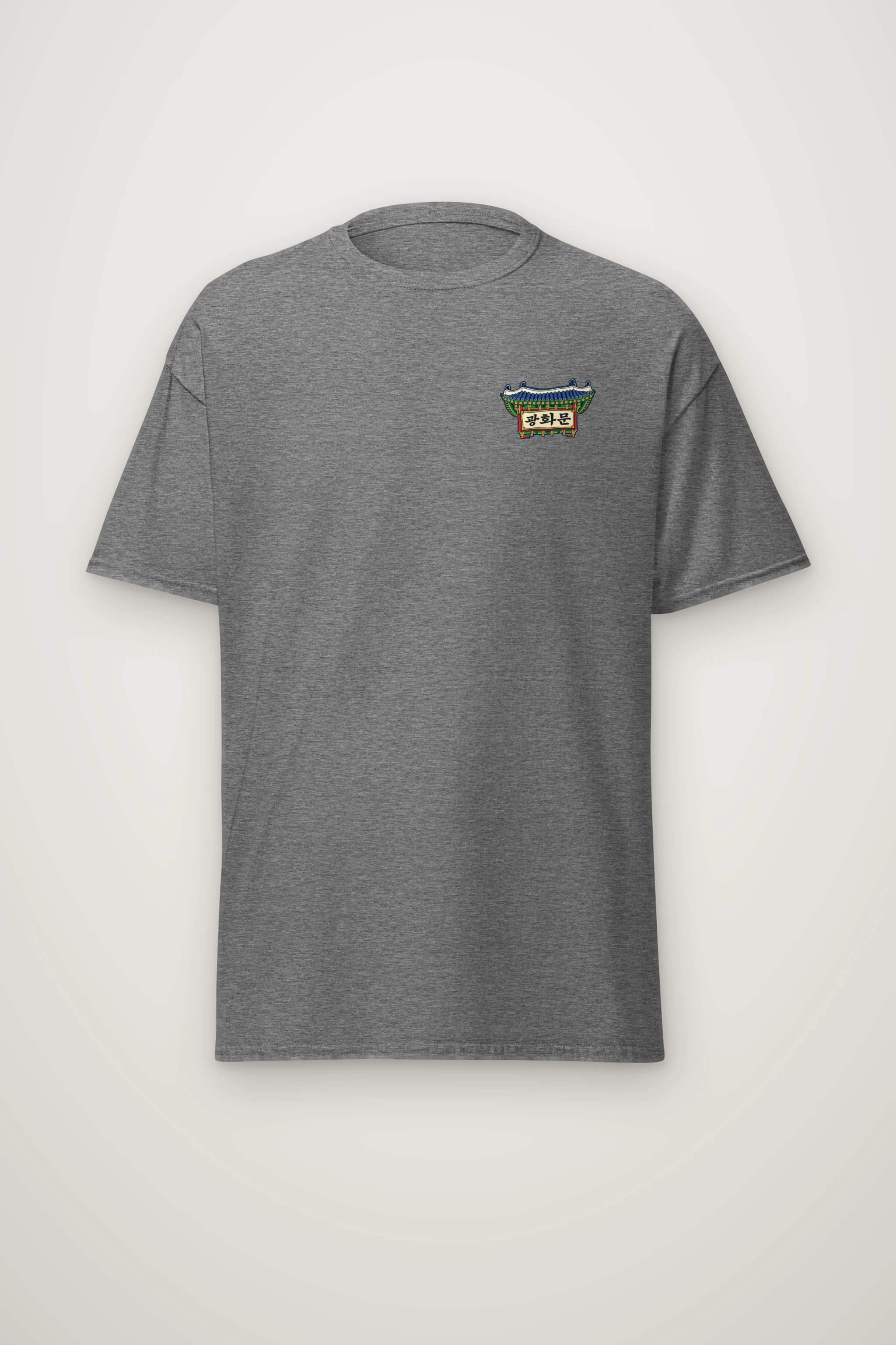 "Gwanghwamun Golden Gate" Heavyweight Unisex Crewneck T-shirt